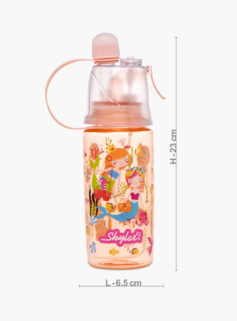 Skylar Mermaid Tritan Water Bottle with Spray and BPA-Free -school-waterbottles-image-2