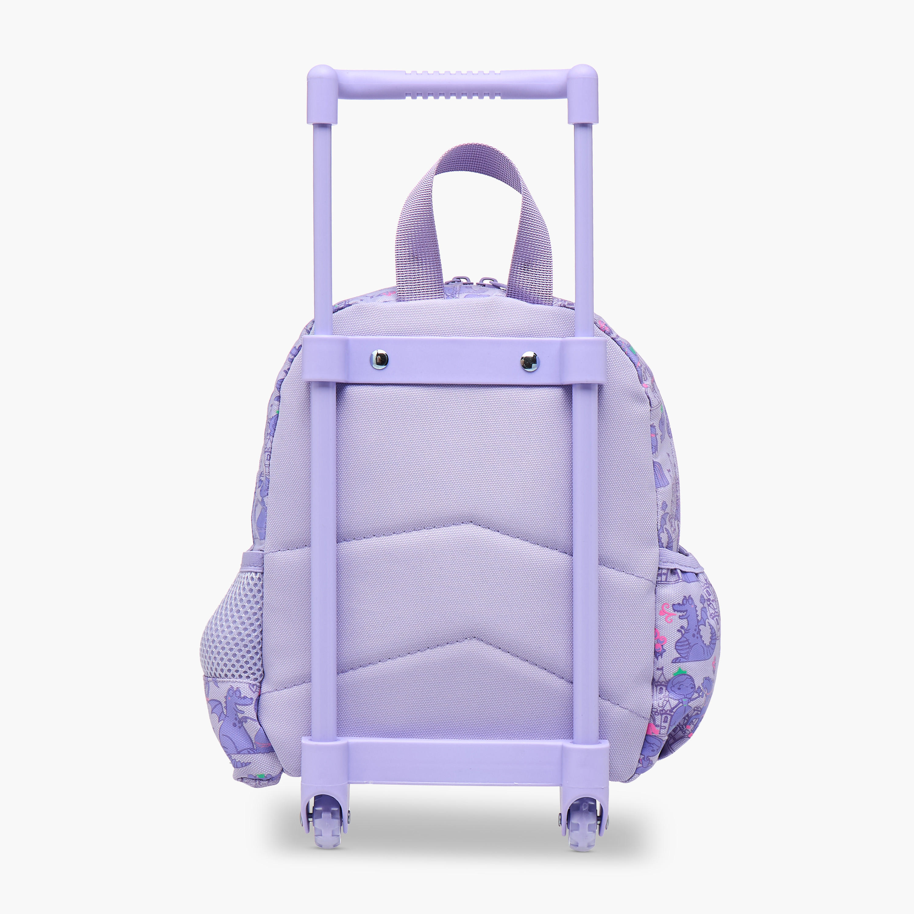 شنطة ترولي للبنات 2-5 سنوات بأحزمة كتف مبطّنة وتصميم دمية من سكايلر-school-bagsandbackpacks-trolleybags-image-5