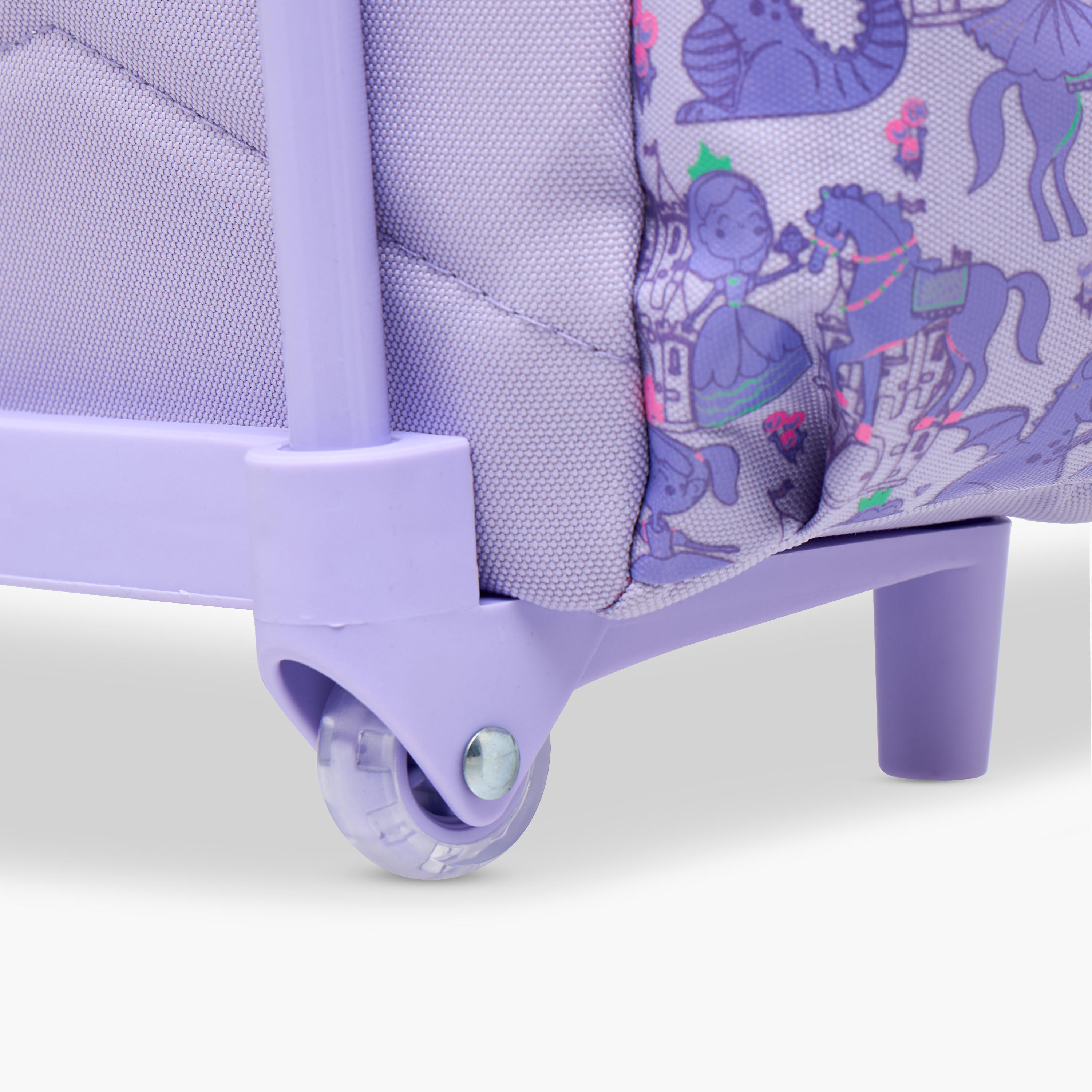 شنطة ترولي للبنات 2-5 سنوات بأحزمة كتف مبطّنة وتصميم دمية من سكايلر-school-bagsandbackpacks-trolleybags-image-9