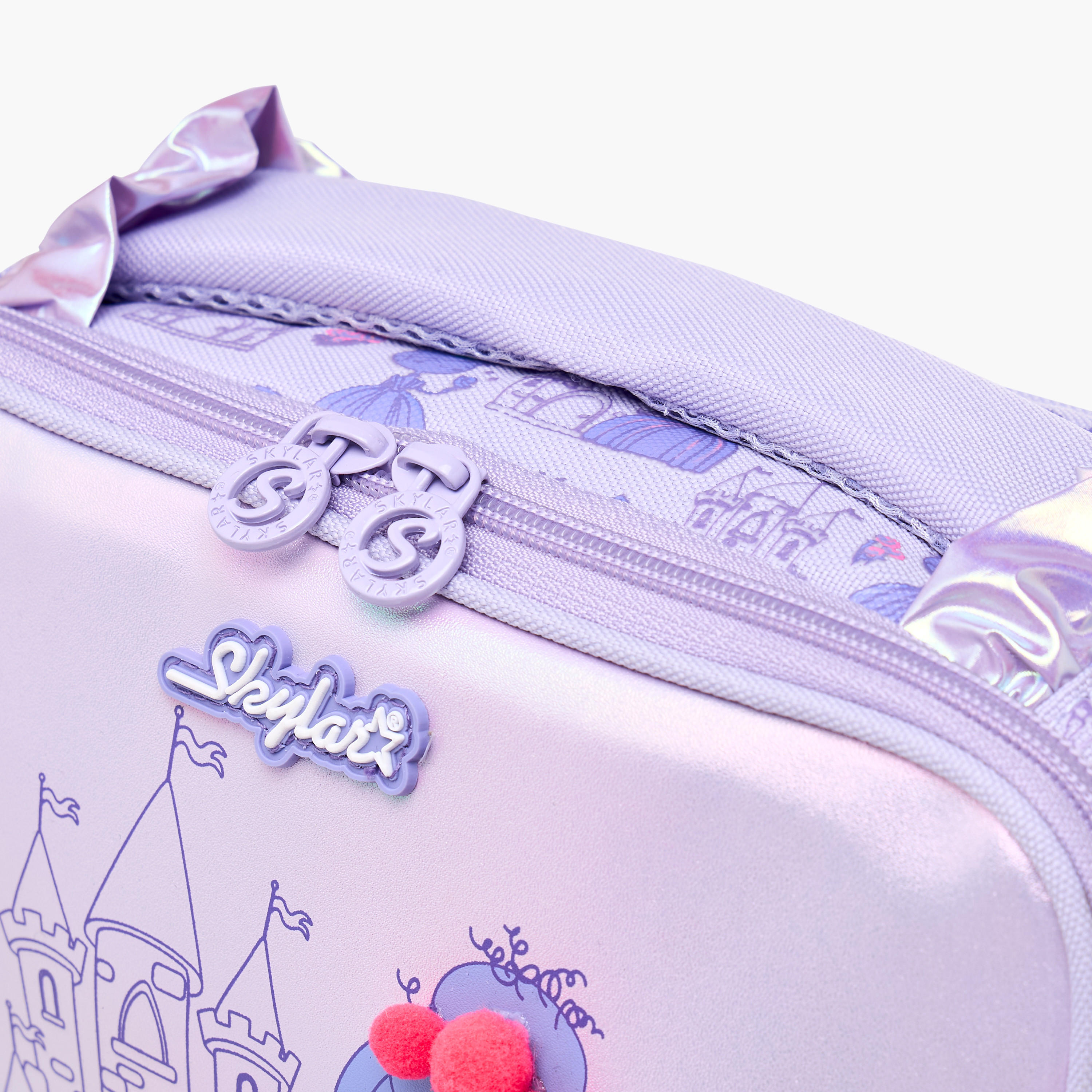 Skylar Princess Print Lunch Bag with Zip Closure-school-lunchessentials-lunchbags-image-5