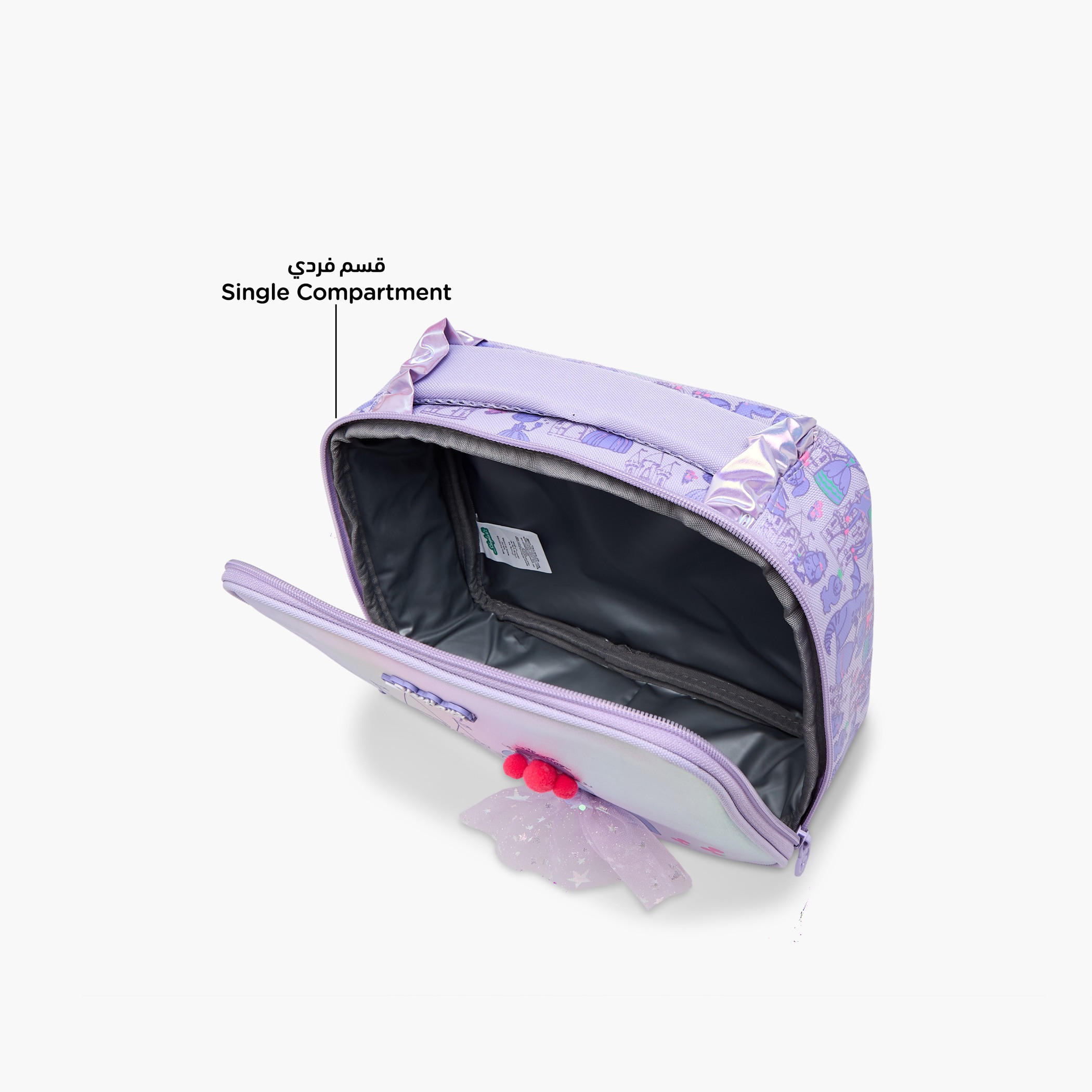 Skylar Princess Print Lunch Bag with Zip Closure-school-lunchessentials-lunchbags-image-8