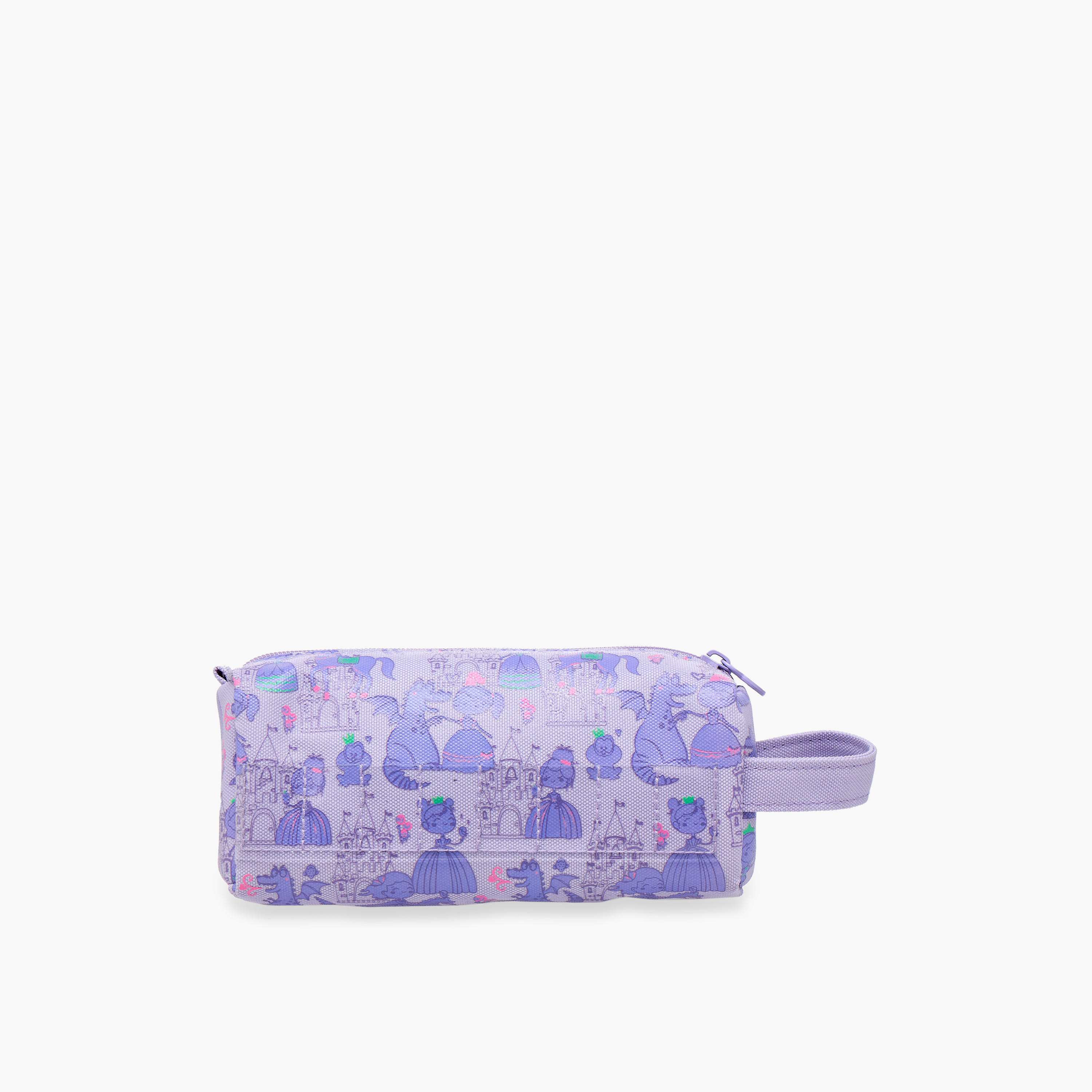 Skylar Princess Print Pencil Pouch with Zip Closure-school-stationery-pencilcases-image-4