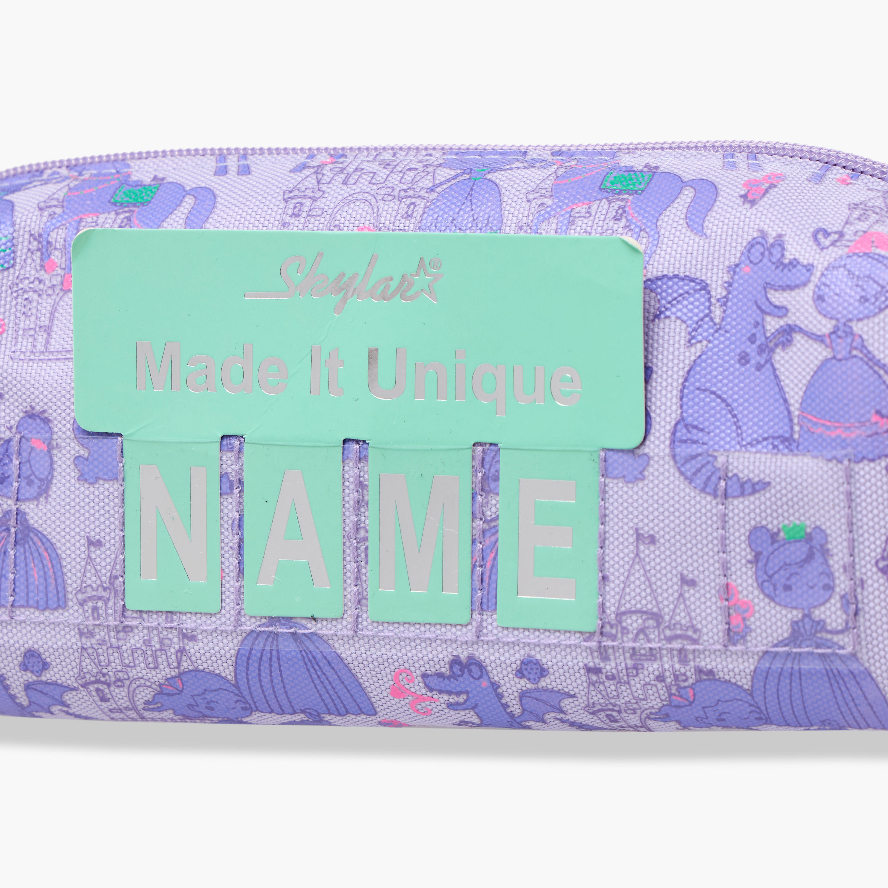 Skylar Princess Print Pencil Pouch with Zip Closure-school-stationery-pencilcases-image-5