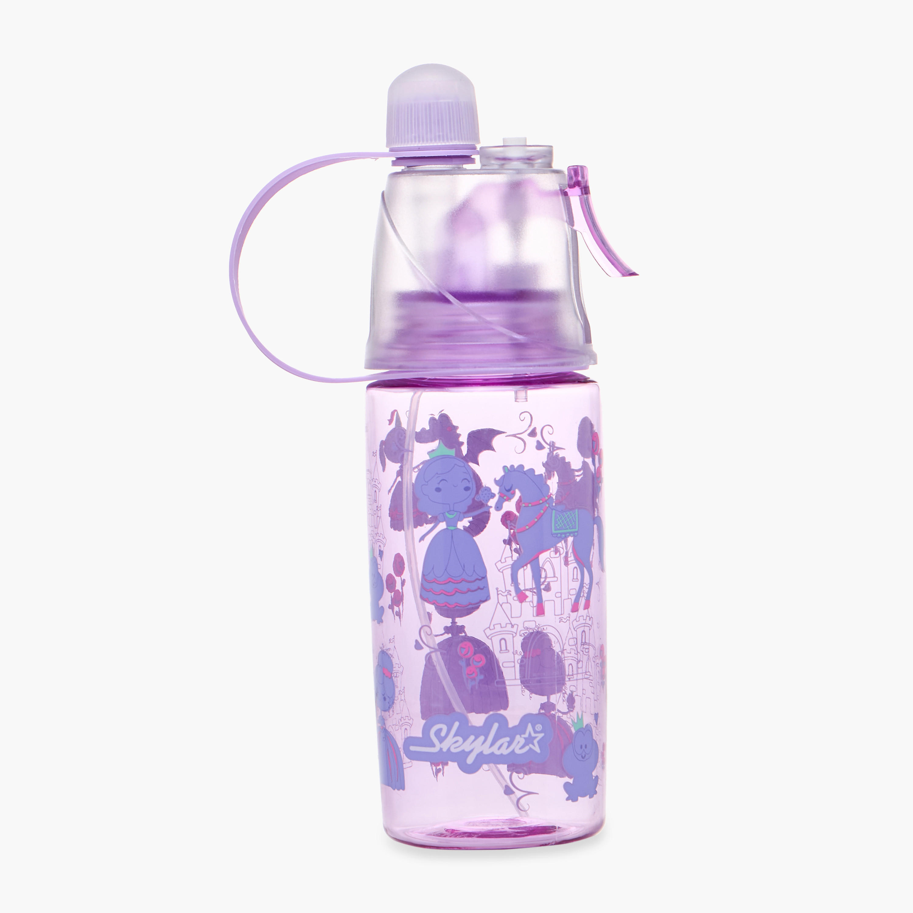 قارورة ماء ترايتان بطبعة أميرة مع بخاخ وخالية من BPA من سكاي لار - 500 مل-school-waterbottles-image-1
