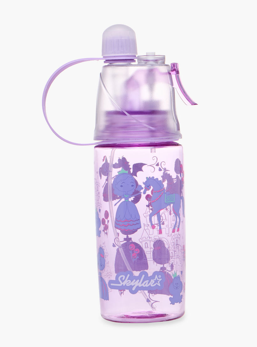 Skylar Princess Tritan Water Bottle with Spray and BPA-Free- 500 ml-school-waterbottles-image-1