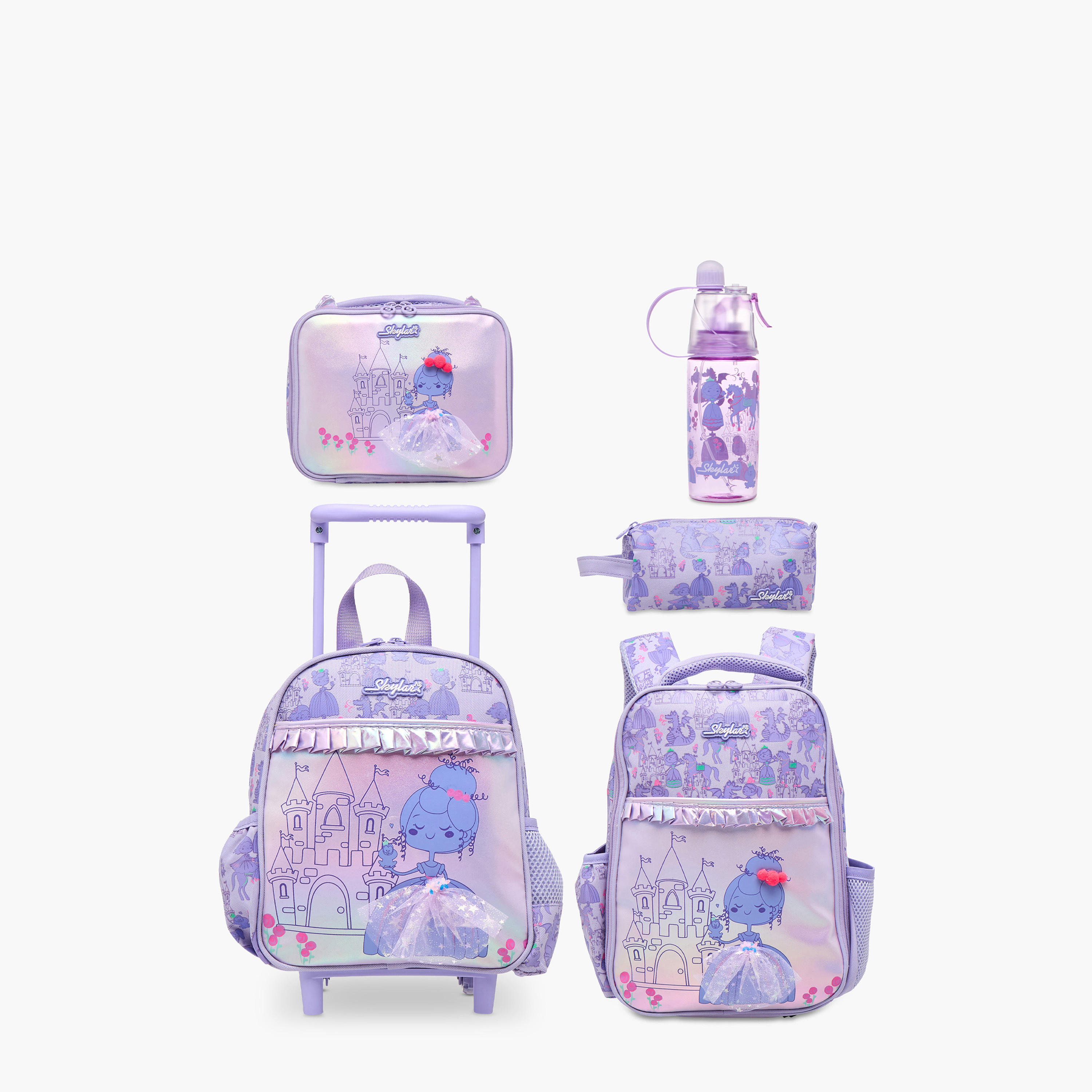 قارورة ماء ترايتان بطبعة أميرة مع بخاخ وخالية من BPA من سكاي لار - 500 مل-school-waterbottles-image-10