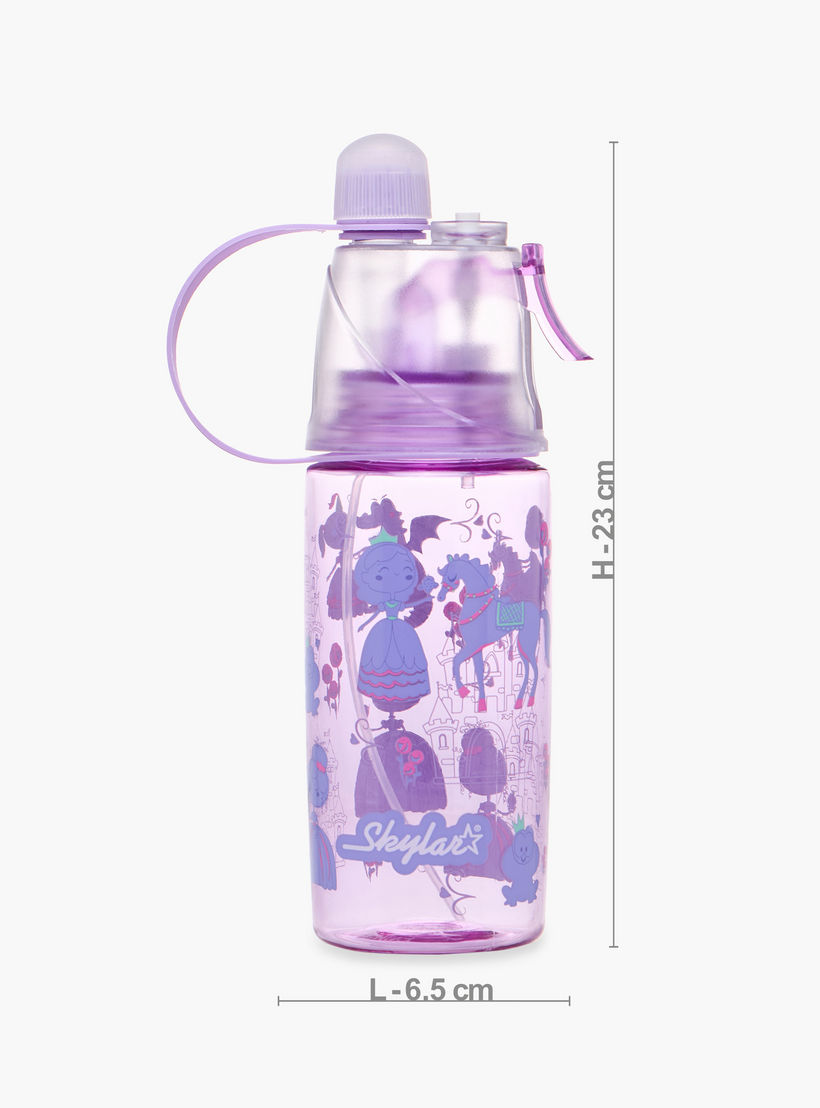 Skylar Princess Tritan Water Bottle with Spray and BPA-Free- 500 ml-school-waterbottles-image-2
