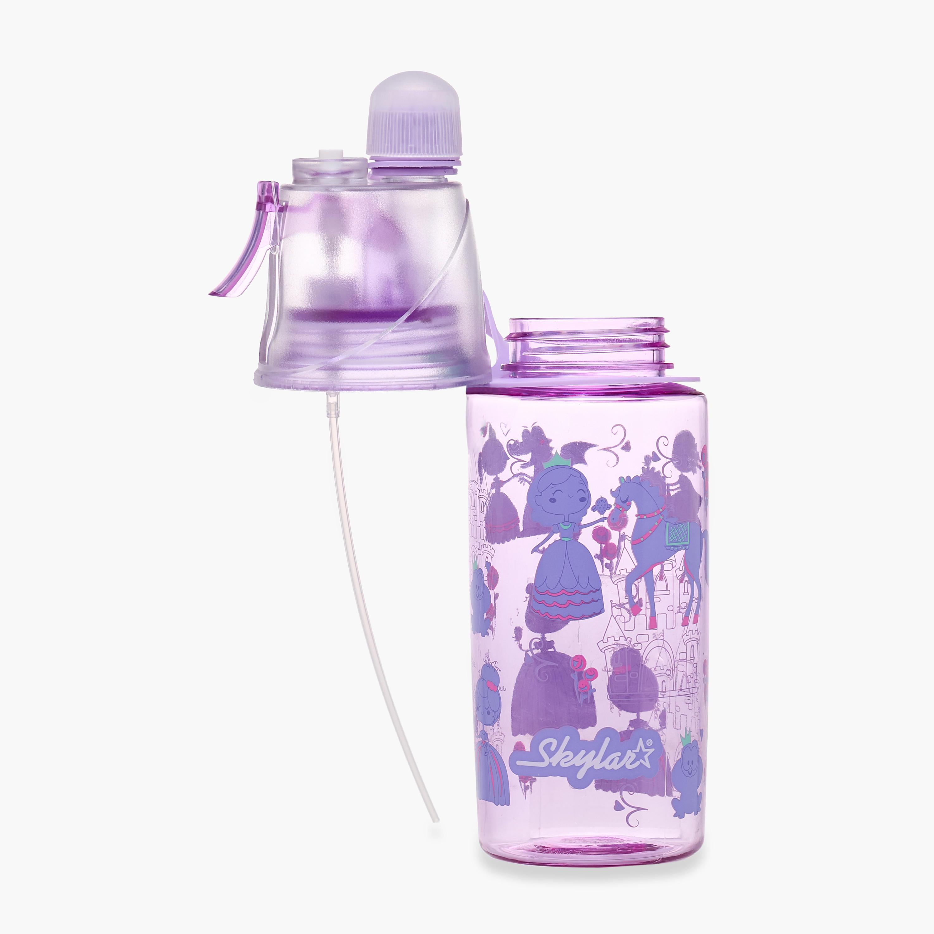 قارورة ماء ترايتان بطبعة أميرة مع بخاخ وخالية من BPA من سكاي لار - 500 مل-school-waterbottles-image-3
