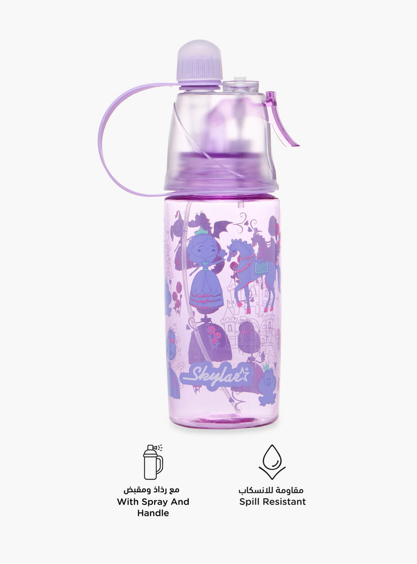 Skylar Princess Tritan Water Bottle with Spray and BPA-Free- 500 ml-school-waterbottles-image-4