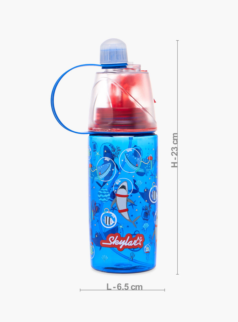 Skylar Space Water Bottle with Spray and BPA-Free- 500 ml-school-waterbottles-image-2