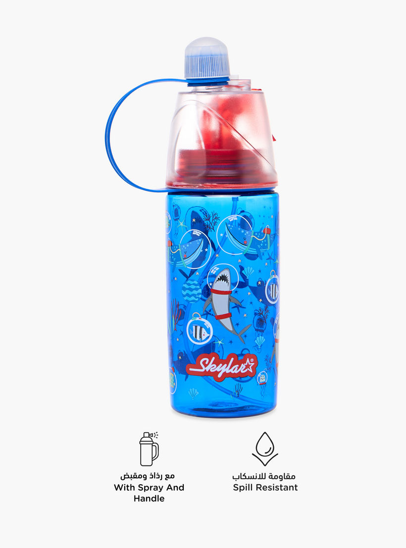 Skylar Space Water Bottle with Spray and BPA-Free- 500 ml-school-waterbottles-image-4