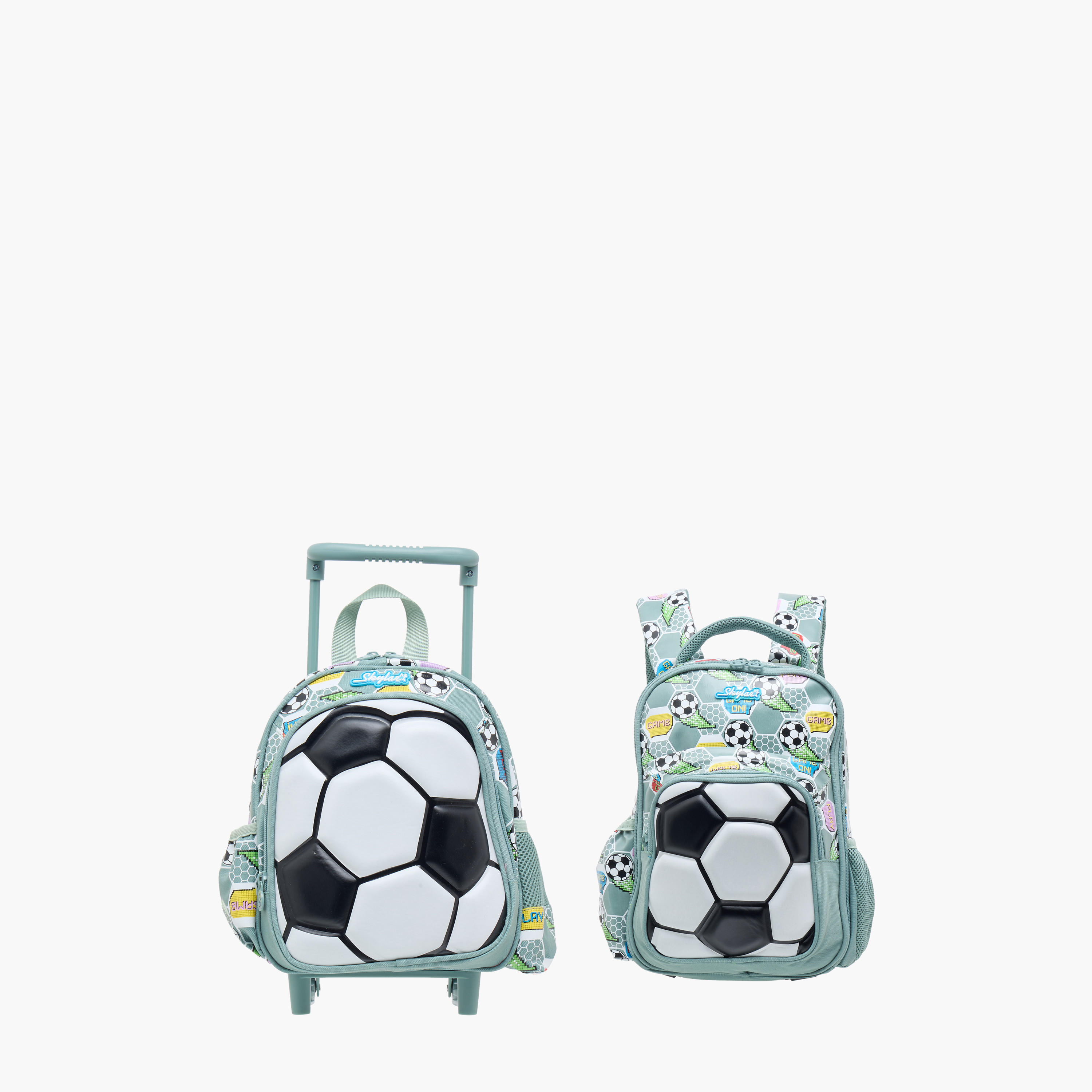 Skylar 3D Football Print Backpack with Adjustable Straps and Zip Closure - 24x12x36 cms-school-bagsandbackpacks-backpacks-image-11