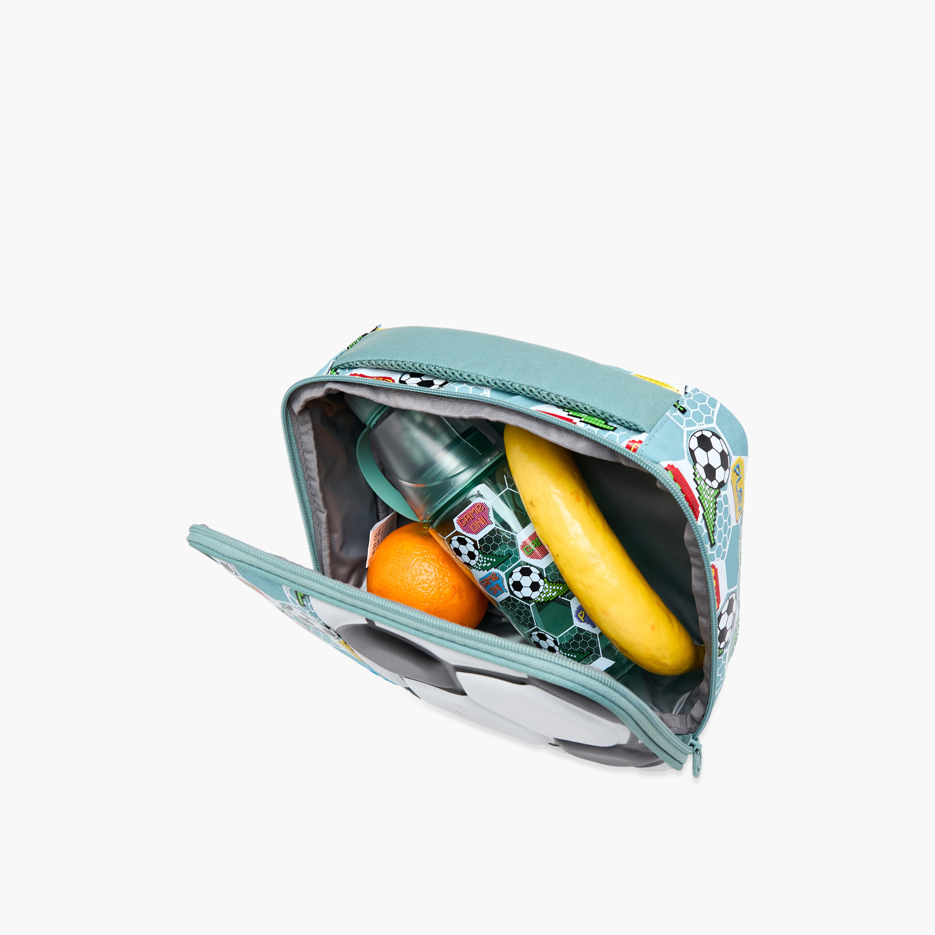 Skylar 3D Football Print Lunch Bag with Zip Closure-school-lunchessentials-lunchbags-image-9