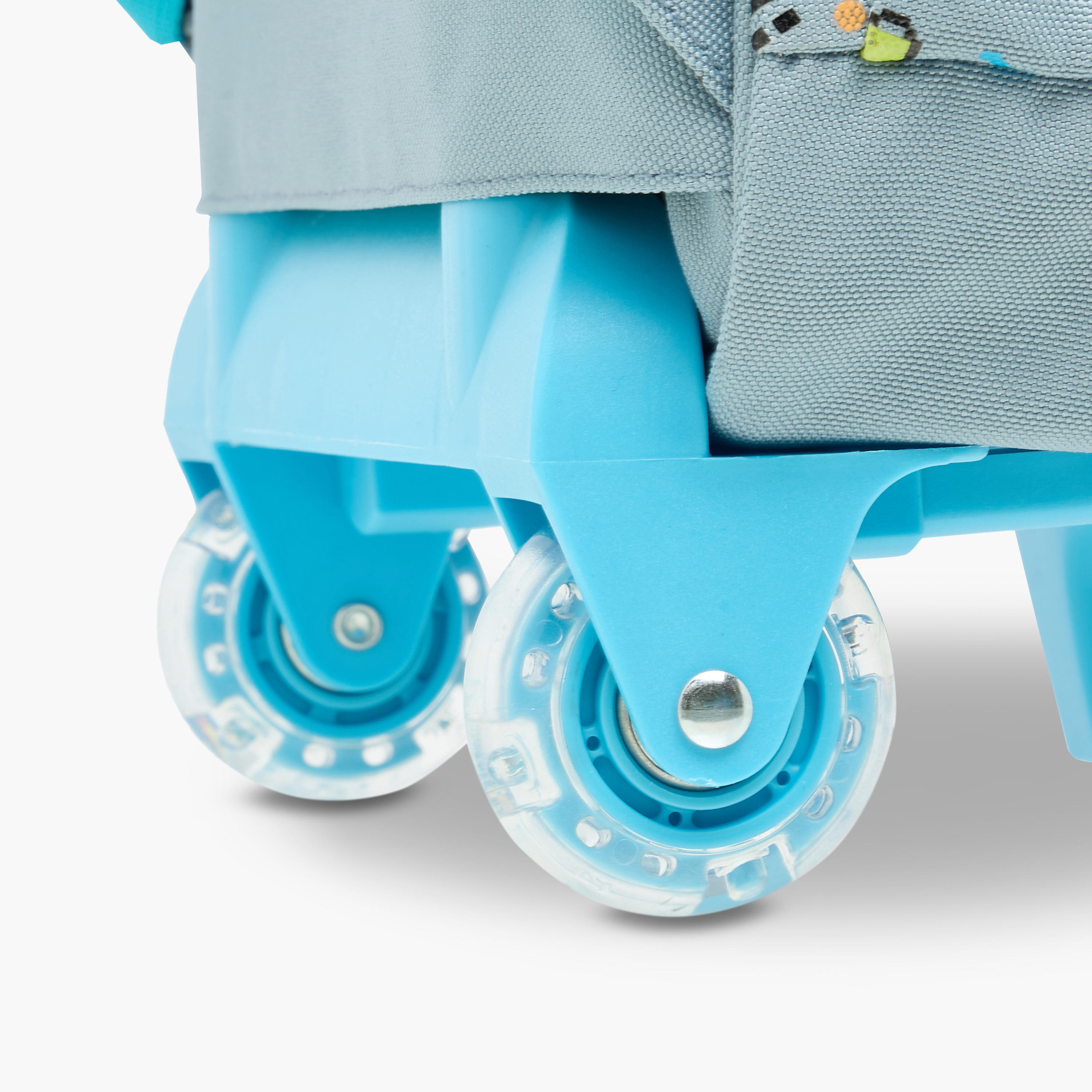 Skylar Gaming Print Trolley Backpack with Retractable Handle - 25x10x21 cms-school-bagsandbackpacks-trolleybags-image-13
