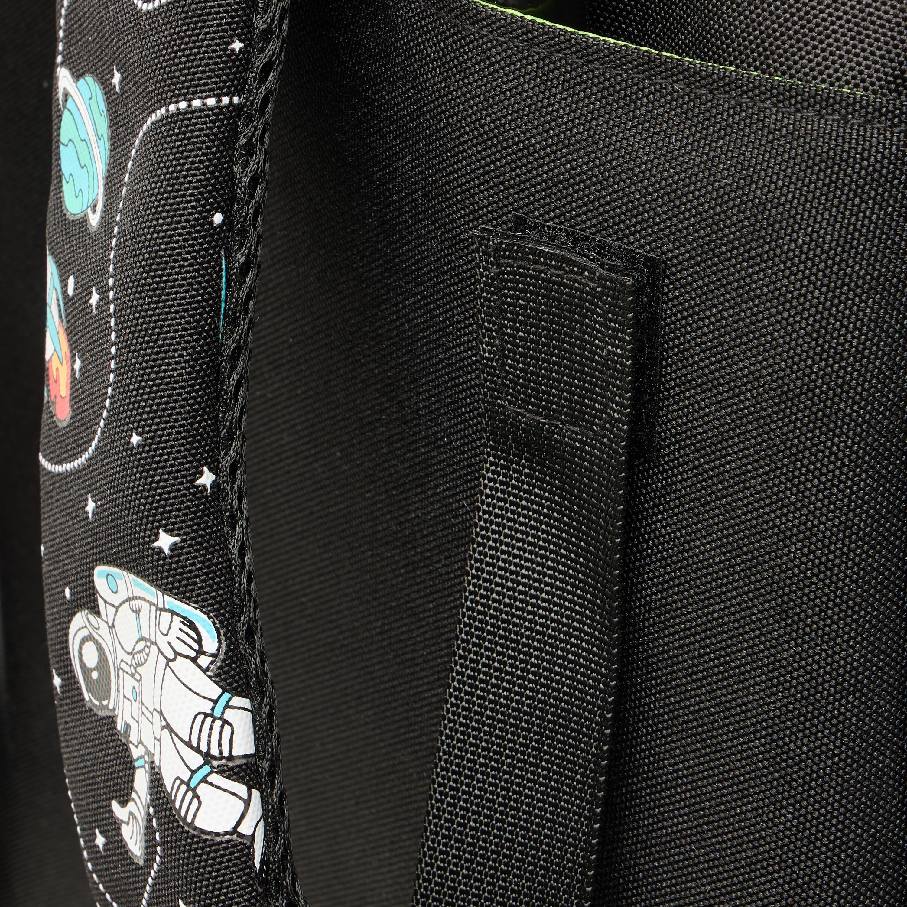 Skylar Astronaut Glow-in-the-Dark Print Trolley Backpack with Retractable Handle - 27x14x21 cms-school-bagsandbackpacks-trolleybags-image-12