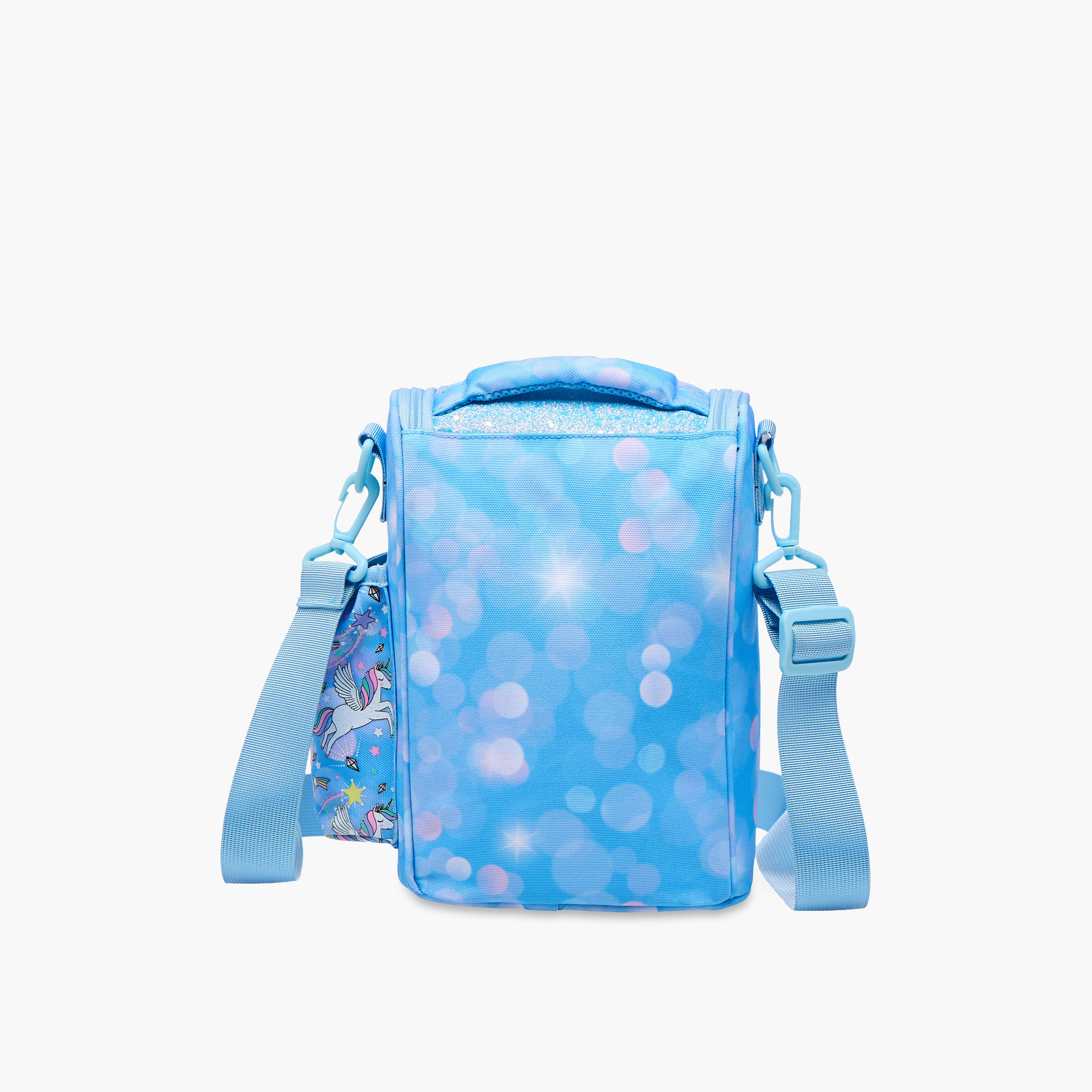 Skylar Unicorn Print Lunch Bag with Zip Closure-school-lunchessentials-lunchbags-image-3