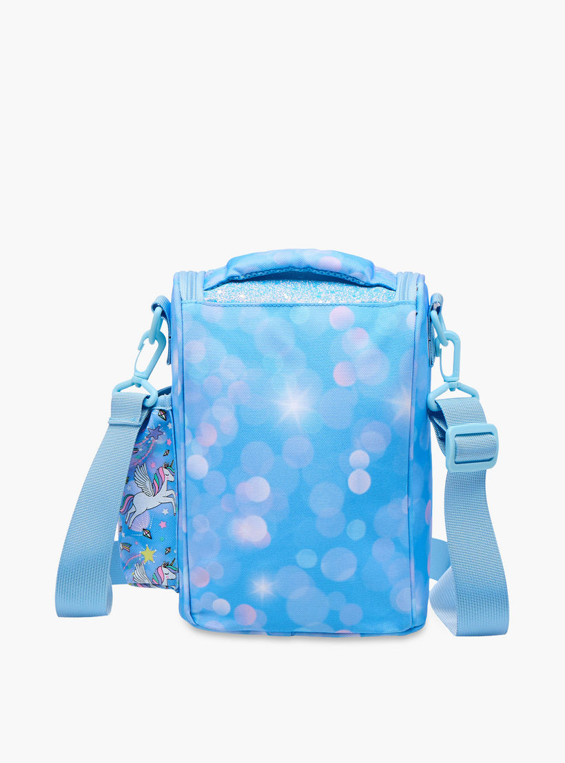 Skylar Unicorn Print Lunch Bag with Zip Closure-school-lunchessentials-lunchbags-image-3