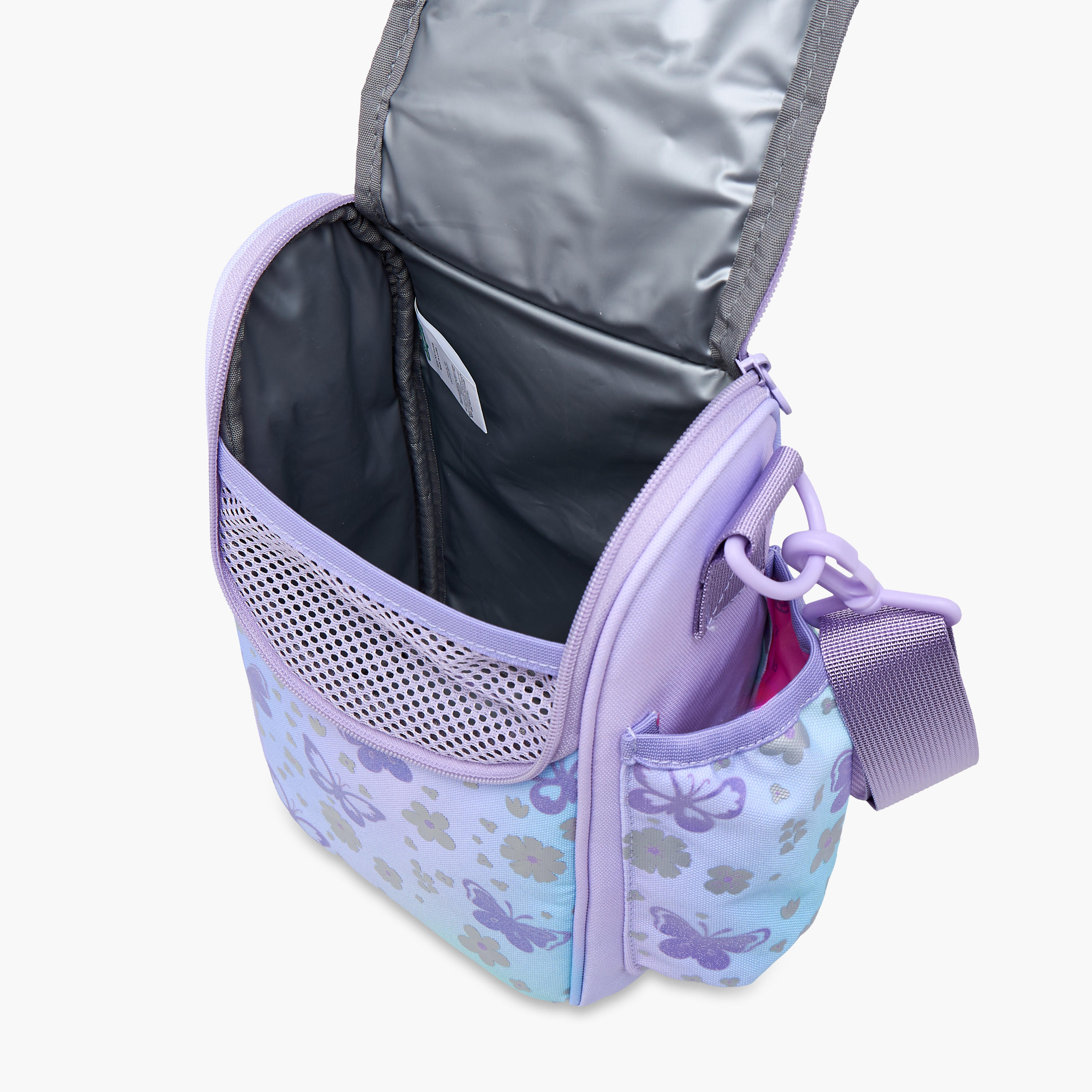 Skylar Butterfly Print Lunch Bag with Zip Closure-school-lunchessentials-lunchbags-image-8