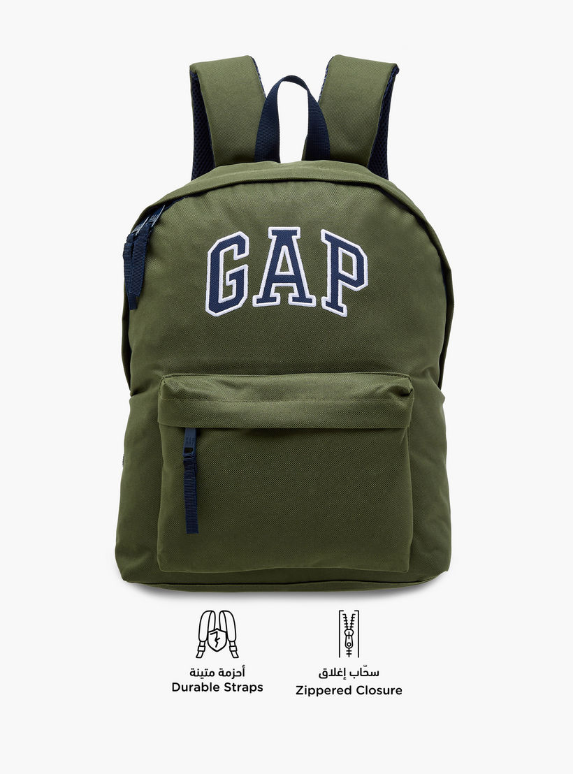 GAP 17-inch Logo Print Backpack with Adjustable Straps and Zip Closure - 43x29x11 cms-school-bagsandbackpacks-backpacks-image-6