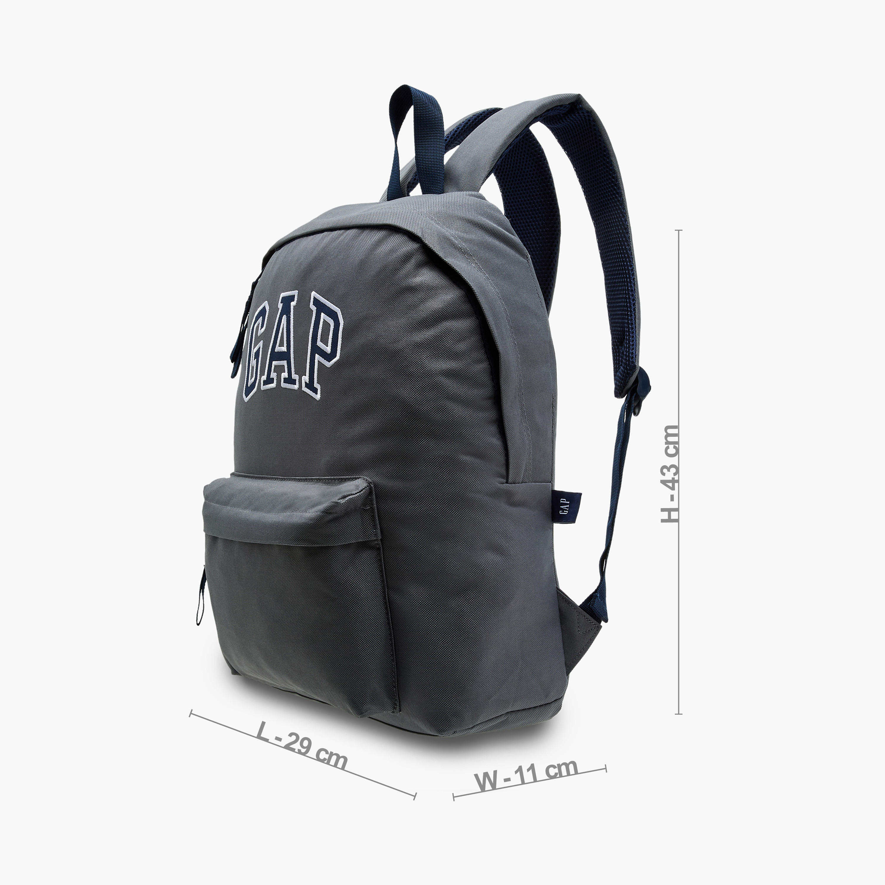 شنطة ظهر 17 بوصة بأحزمة قابلة للتعديل وسحاب إغلاق وطبعات الشعار من جاب - 43x29x11 سم-school-bagsandbackpacks-backpacks-image-4