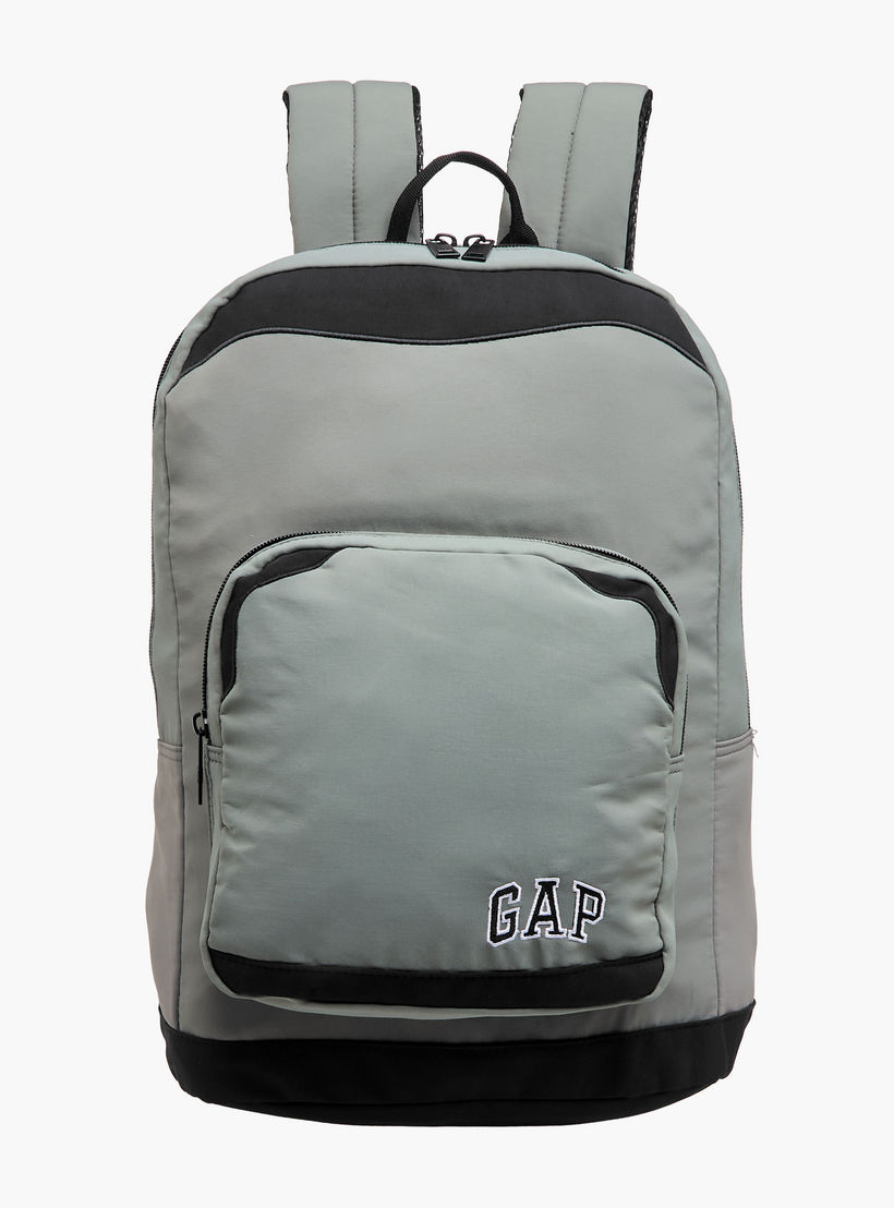 GAP 18-inch Logo Print Backpack with Adjustable Straps and Zip Closure - 45x30x16 cms-school-bagsandbackpacks-backpacks-image-1