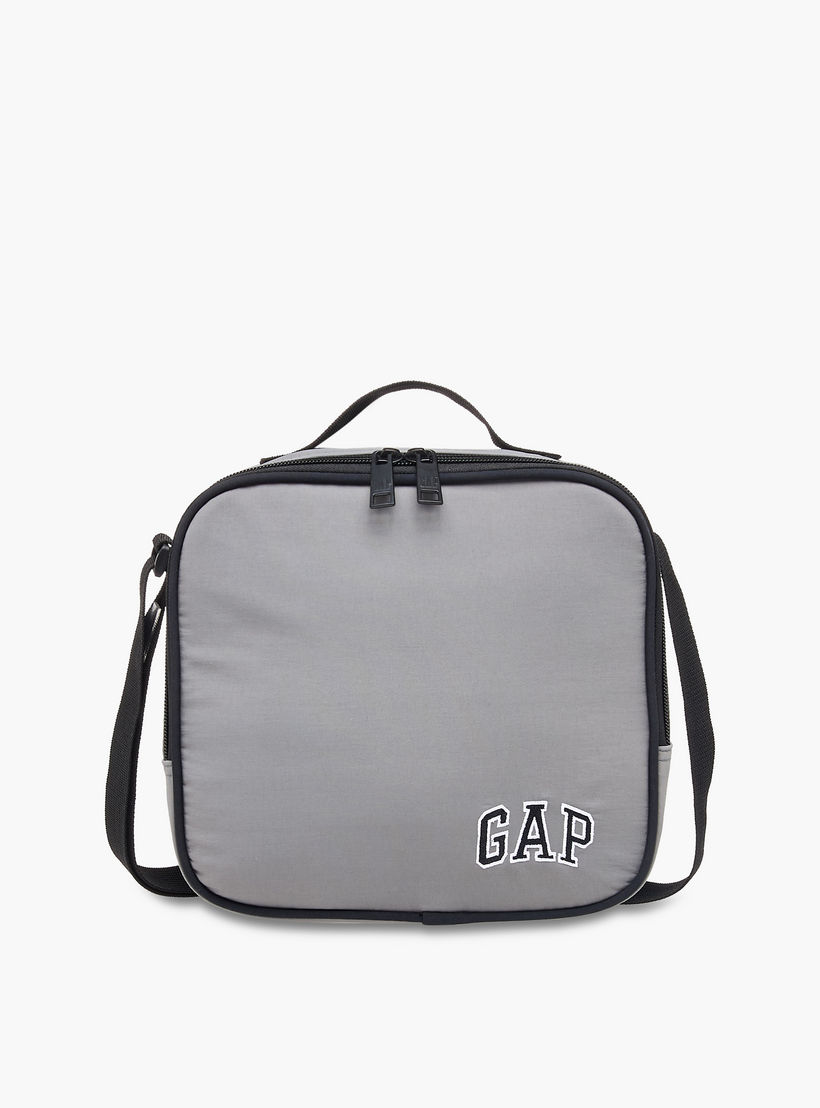 GAP Solid Lunch Bag with Adjustable Strap and Zip Closure-school-lunchessentials-lunchbags-image-1