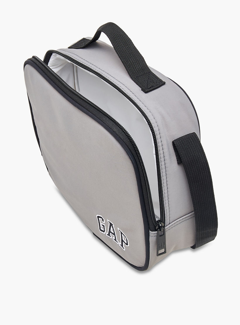 GAP Solid Lunch Bag with Adjustable Strap and Zip Closure-school-lunchessentials-lunchbags-image-7