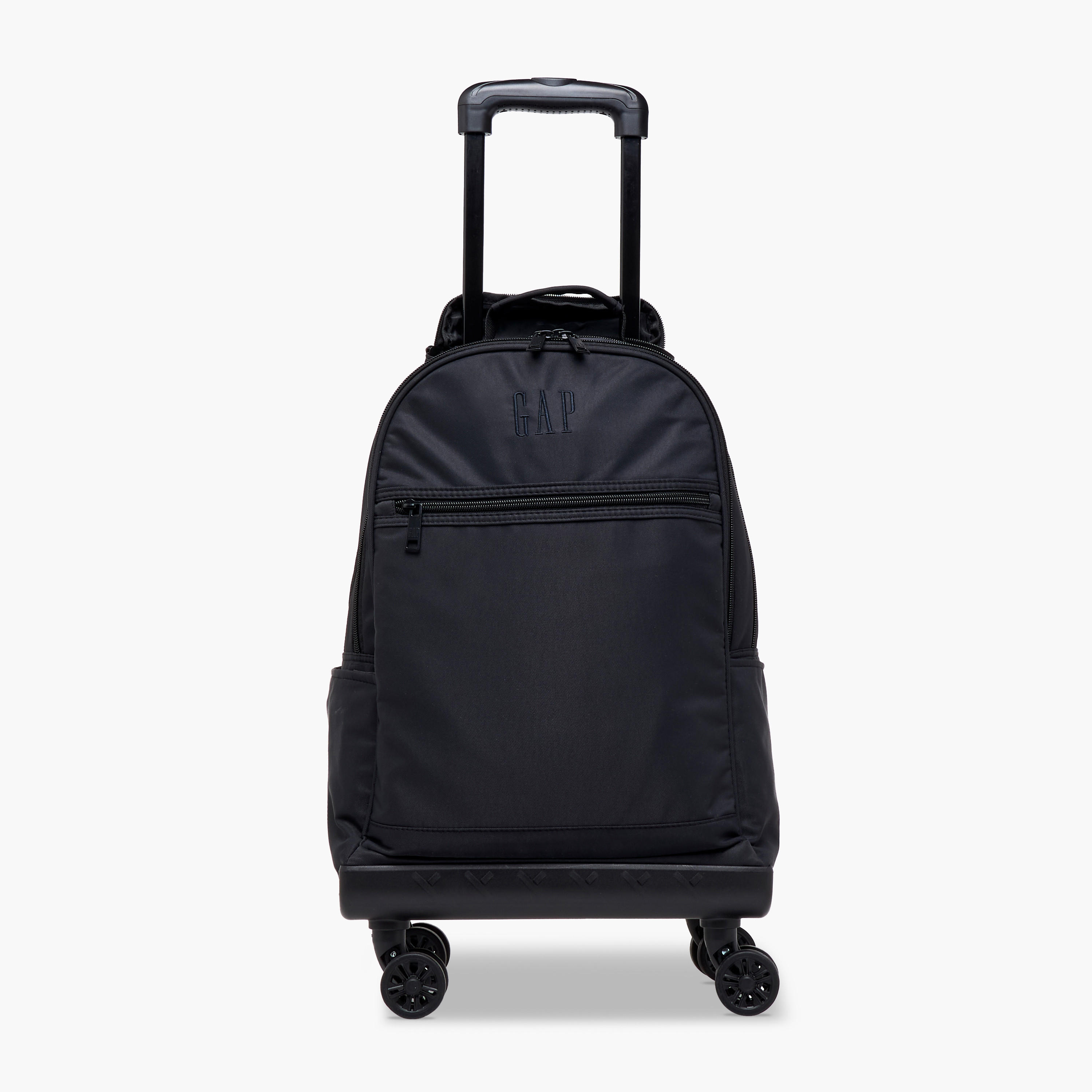GAP Solid Trolley Bag for Kids 8-13 Years with Front Pocket – 18 inches-school-bagsandbackpacks-trolleybags-image-1