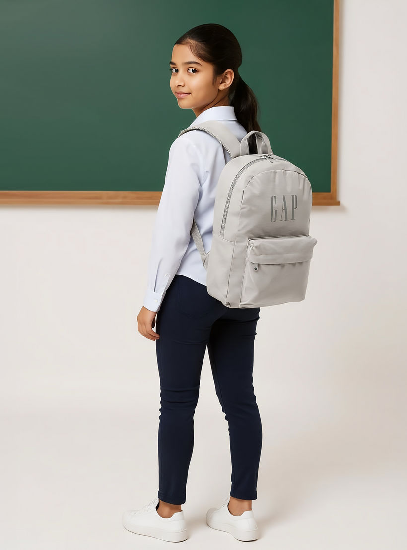 GAP 18-inch Solid Backpack with Adjustable Straps and Zip Closure - 44x31x14 cms-school-bagsandbackpacks-backpacks-image-2