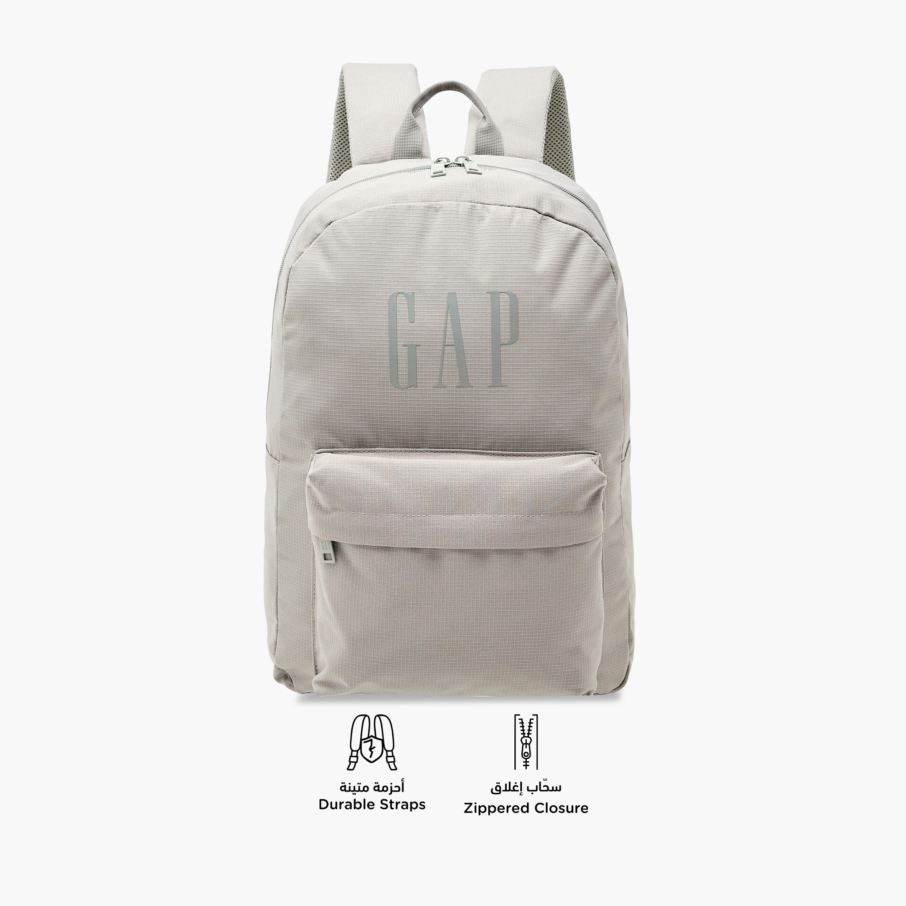 GAP 18-inch Solid Backpack with Adjustable Straps and Zip Closure - 44x31x14 cms-school-bagsandbackpacks-backpacks-image-6