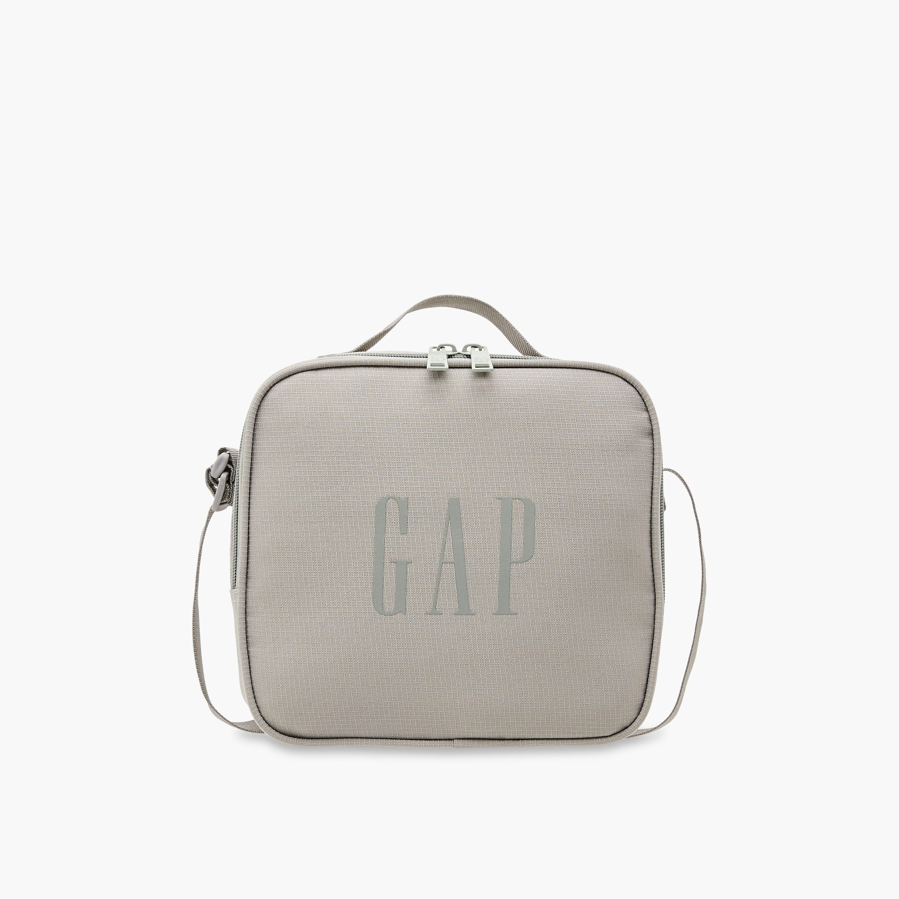 GAP Solid Lunch Bag with Adjustable Strap and Zip Closure-school-lunchessentials-lunchbags-image-1