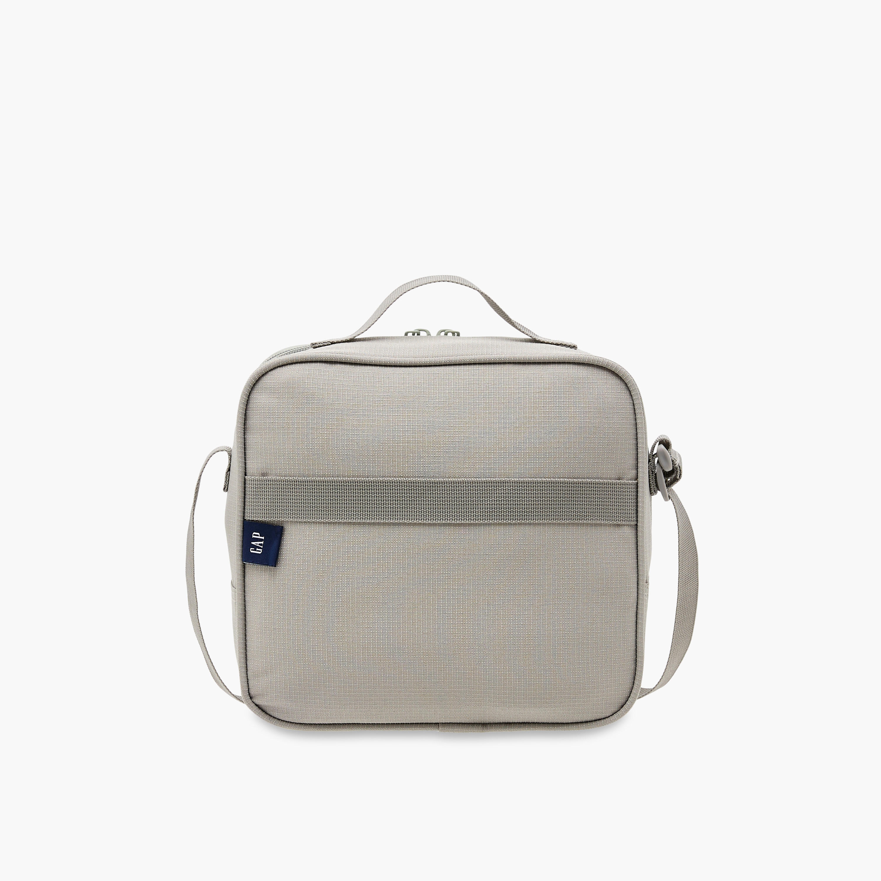 GAP Solid Lunch Bag with Adjustable Strap and Zip Closure-school-lunchessentials-lunchbags-image-3