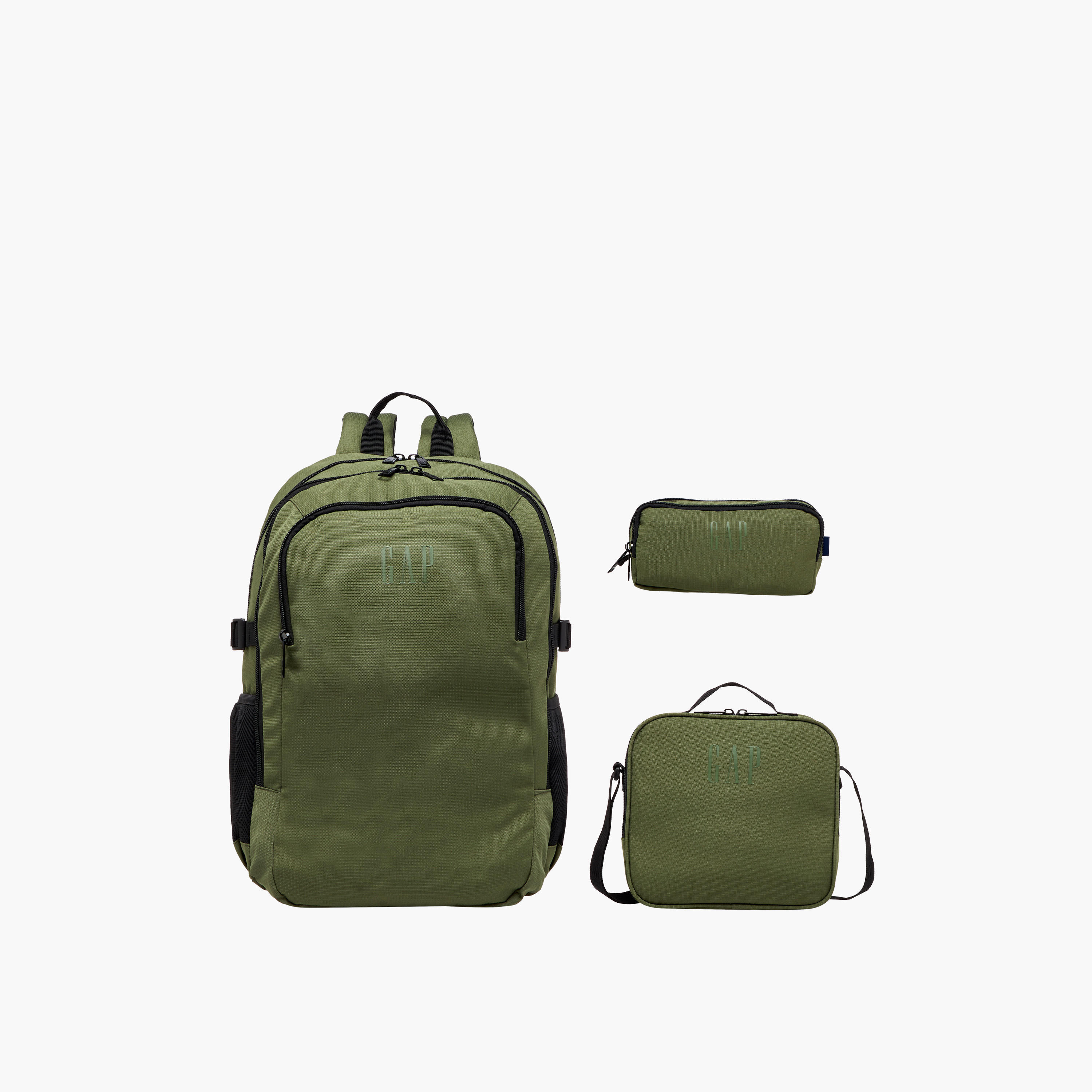 GAP Solid Lunch Bag with Adjustable Strap and Zip Closure-school-lunchessentials-lunchbags-image-9