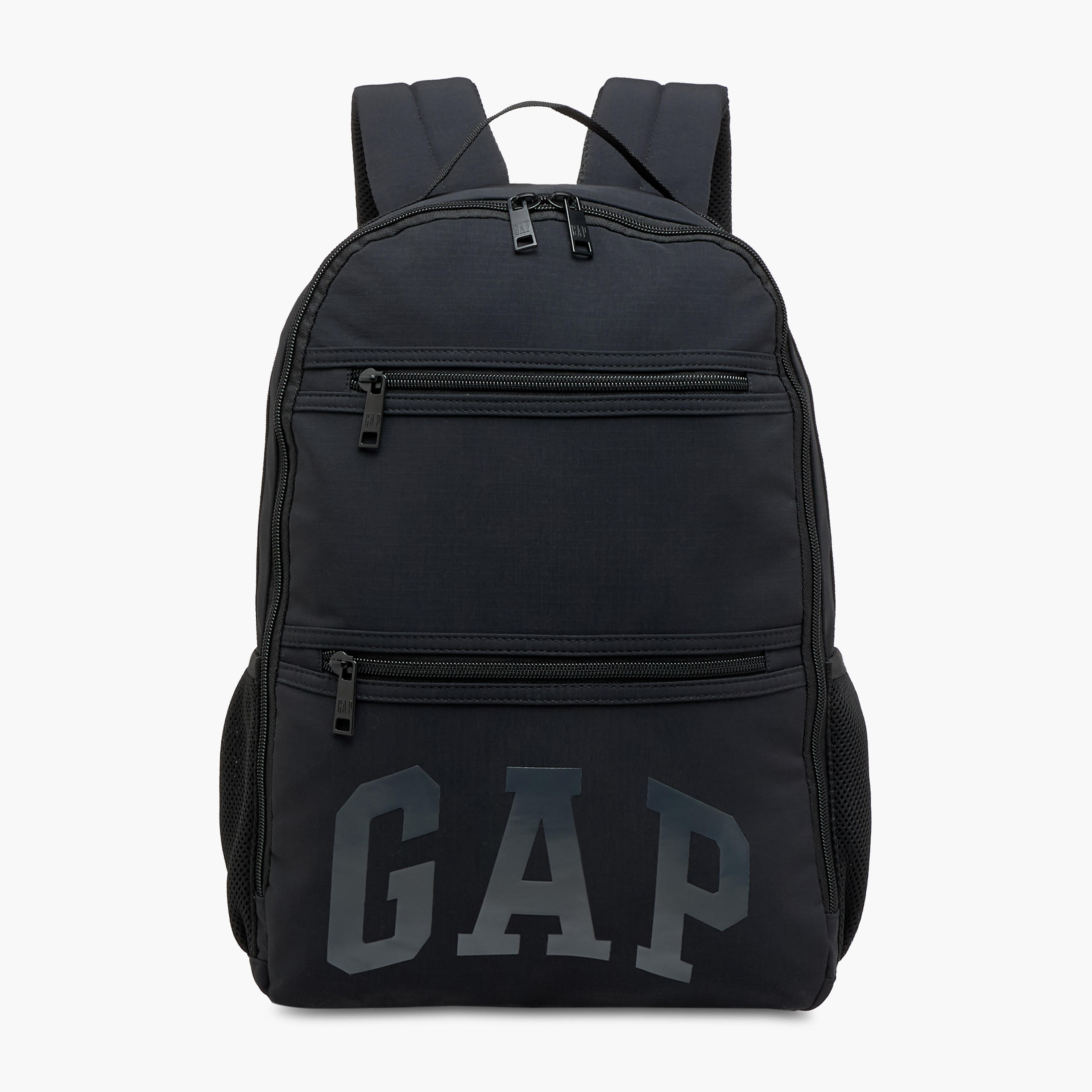 GAP Logo Print 17-inch Backpack with Adjustable Straps and Zip Closure - 43x31x14 cms-school-bagsandbackpacks-backpacks-image-1