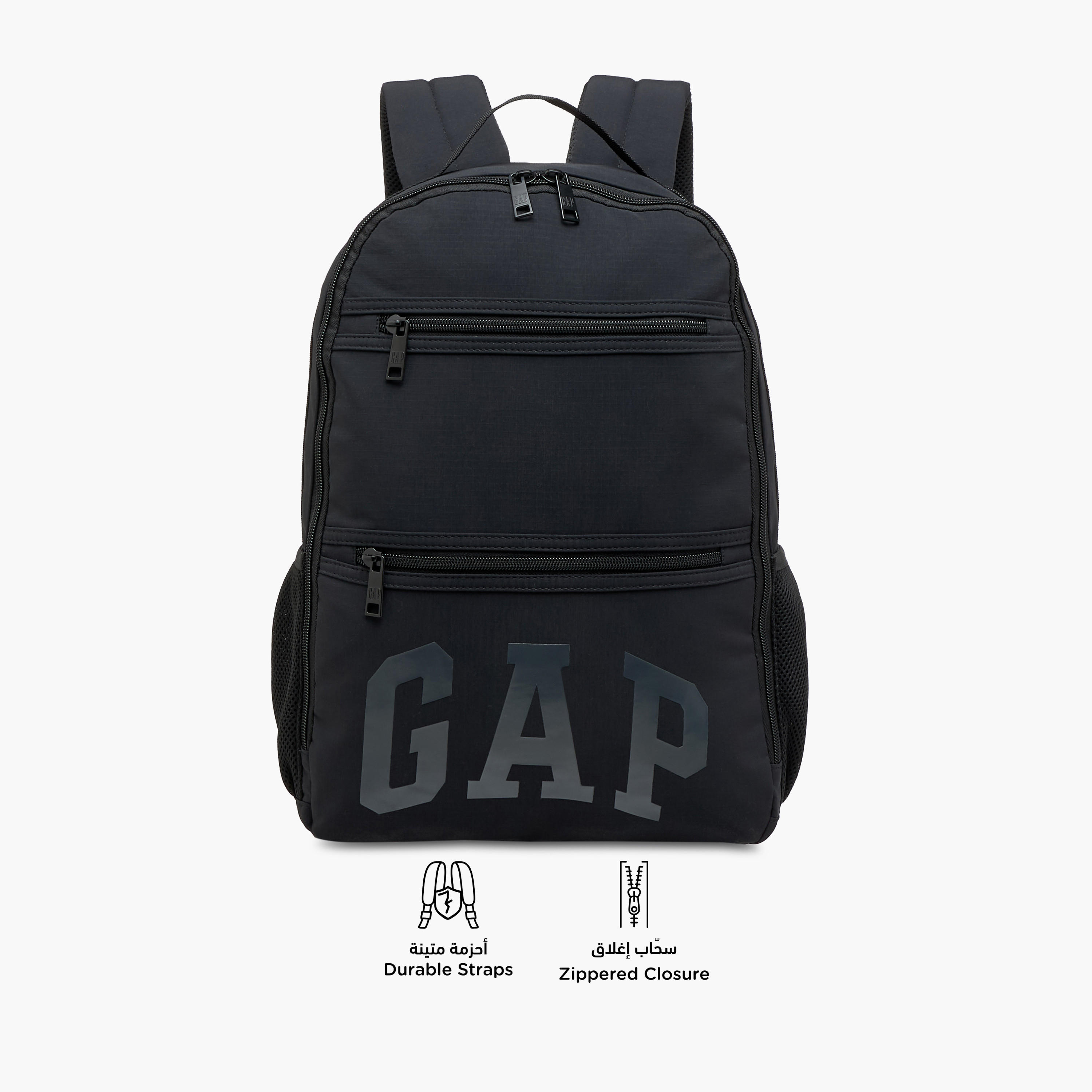 GAP Logo Print 17-inch Backpack with Adjustable Straps and Zip Closure - 43x31x14 cms-school-bagsandbackpacks-backpacks-image-6