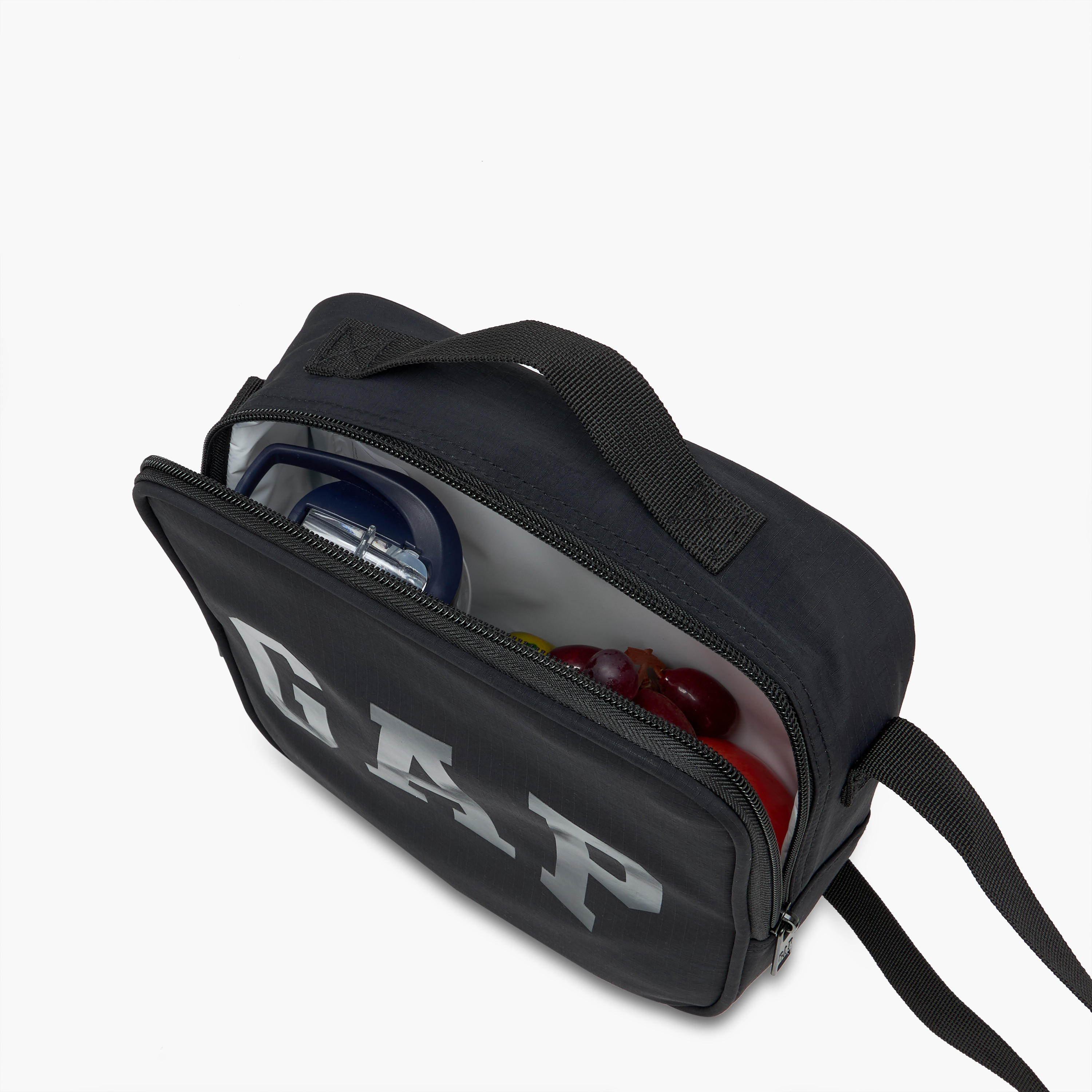 GAP Logo Print Lunch Bag with Adjustable Strap and Zip Closure-school-lunchessentials-lunchbags-image-7