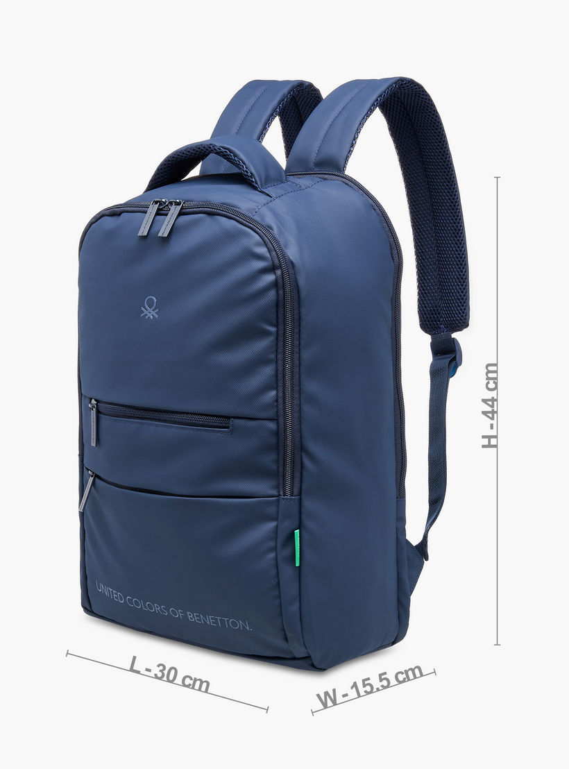 UCB 18-inch Solid Backpack with Adjustable Straps and Zip Closure - 44x30x16 cms-school-bagsandbackpacks-backpacks-image-4