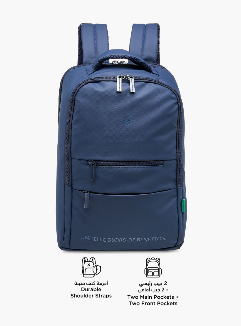 UCB 18-inch Solid Backpack with Adjustable Straps and Zip Closure - 44x30x16 cms-school-bagsandbackpacks-backpacks-image-6