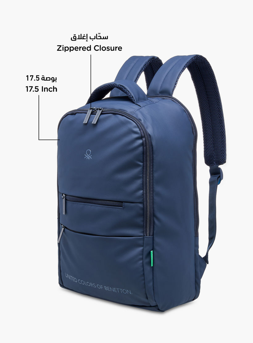 UCB 18-inch Solid Backpack with Adjustable Straps and Zip Closure - 44x30x16 cms-school-bagsandbackpacks-backpacks-image-8