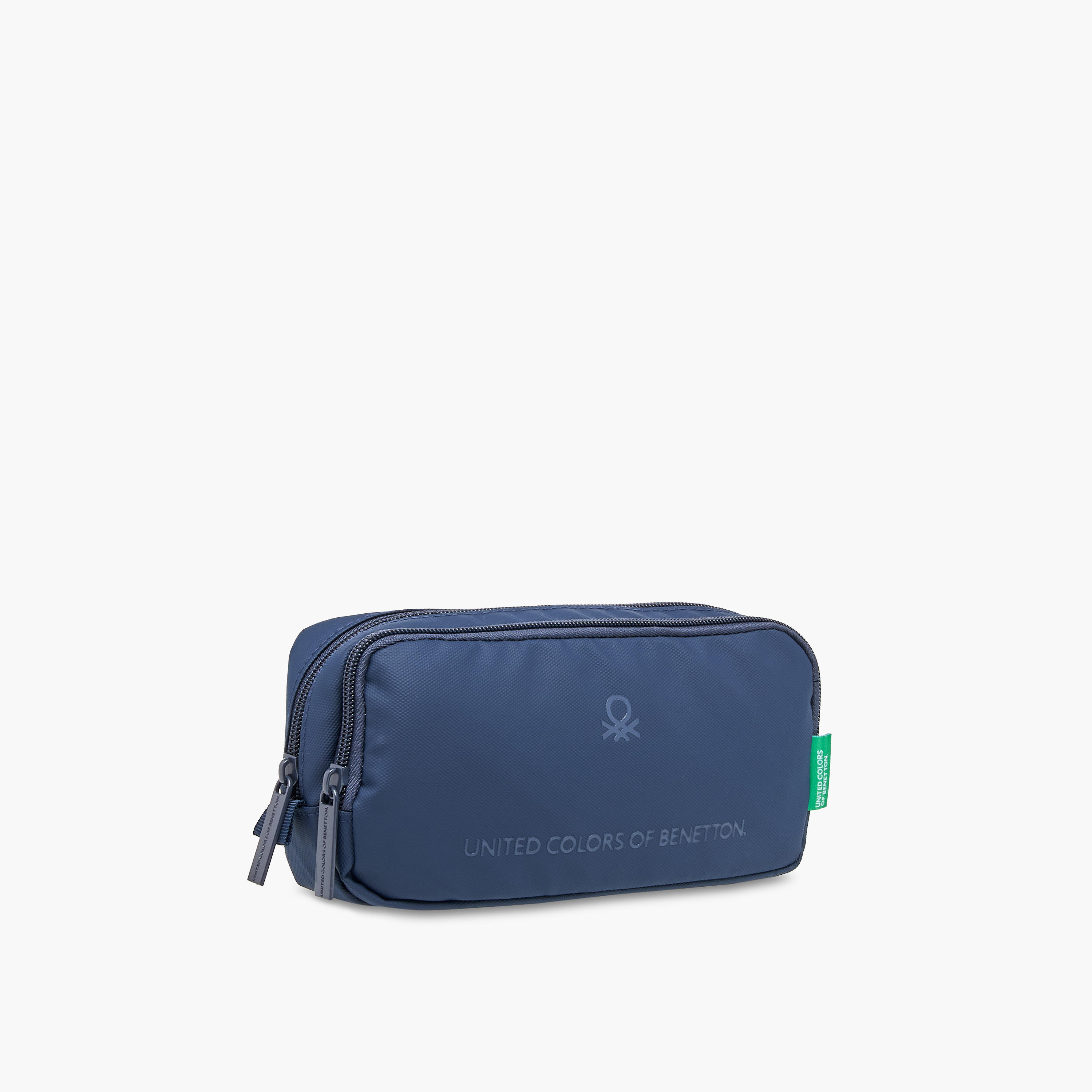 مقلمة سادة بقسمين وسحاب إغلاق من يو سي بي-school-stationery-pencilcases-image-2