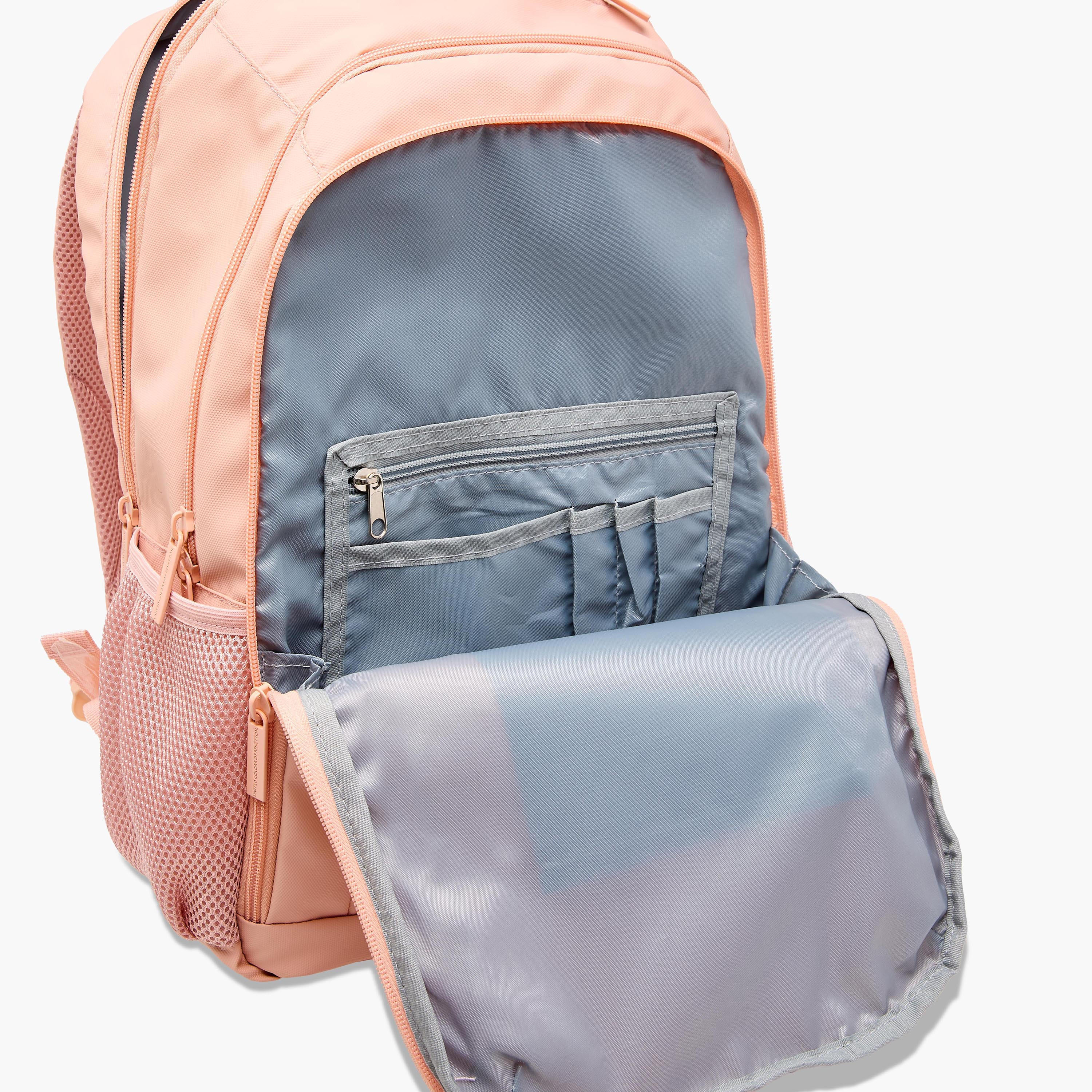 UCB Logo Embossed Backpack with Adjustable Straps and Zip Closure - 44x30x16 cms-school-bagsandbackpacks-backpacks-image-10
