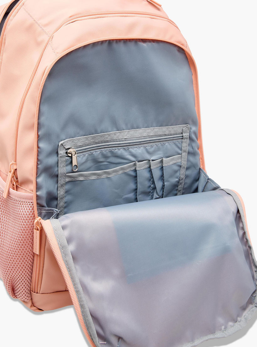 UCB Logo Embossed Backpack with Adjustable Straps and Zip Closure - 44x30x16 cms-school-bagsandbackpacks-backpacks-image-10