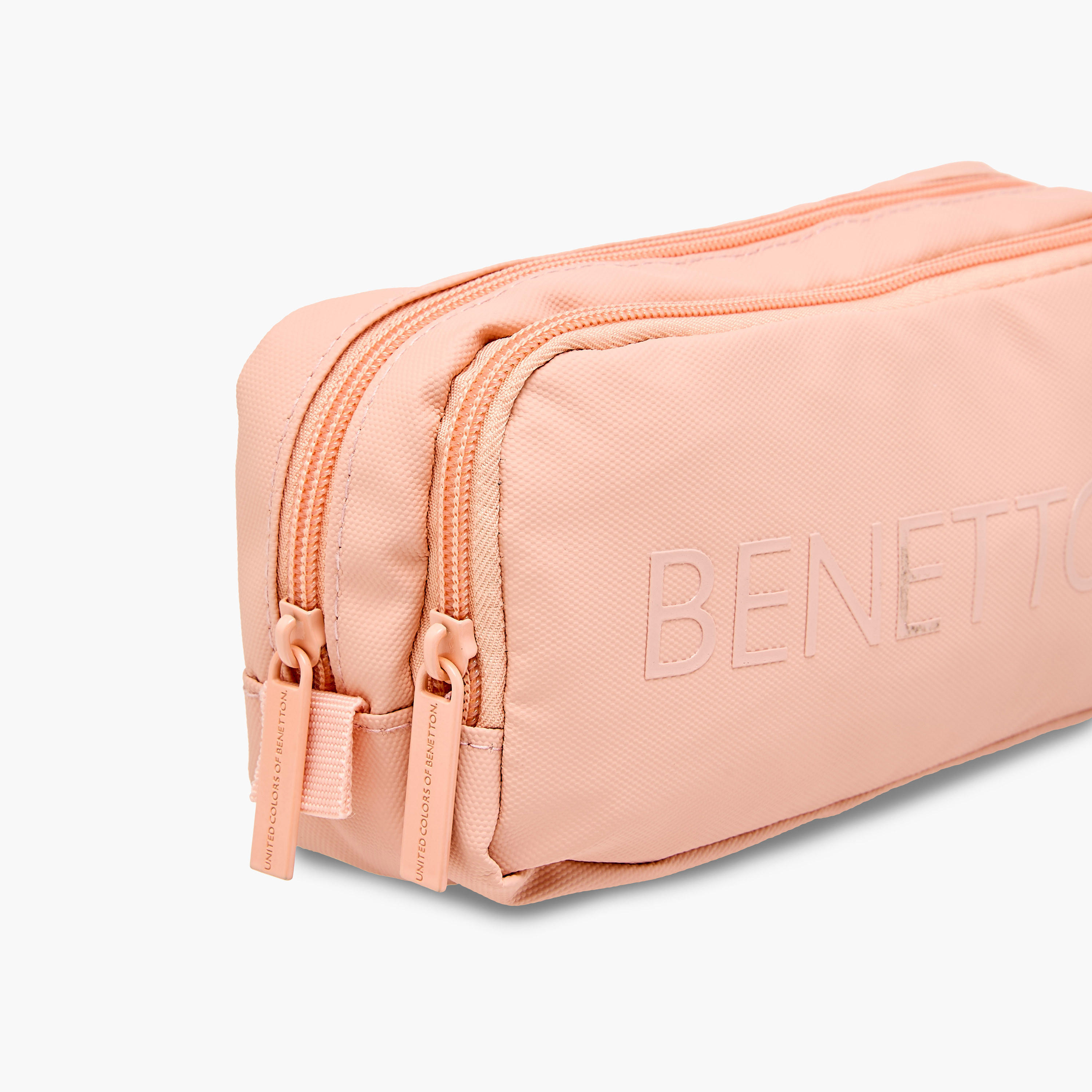 مقلمة بقسمين ونقوش شعار وسحاب إغلاق من يو أس بي-school-stationery-pencilcases-image-4