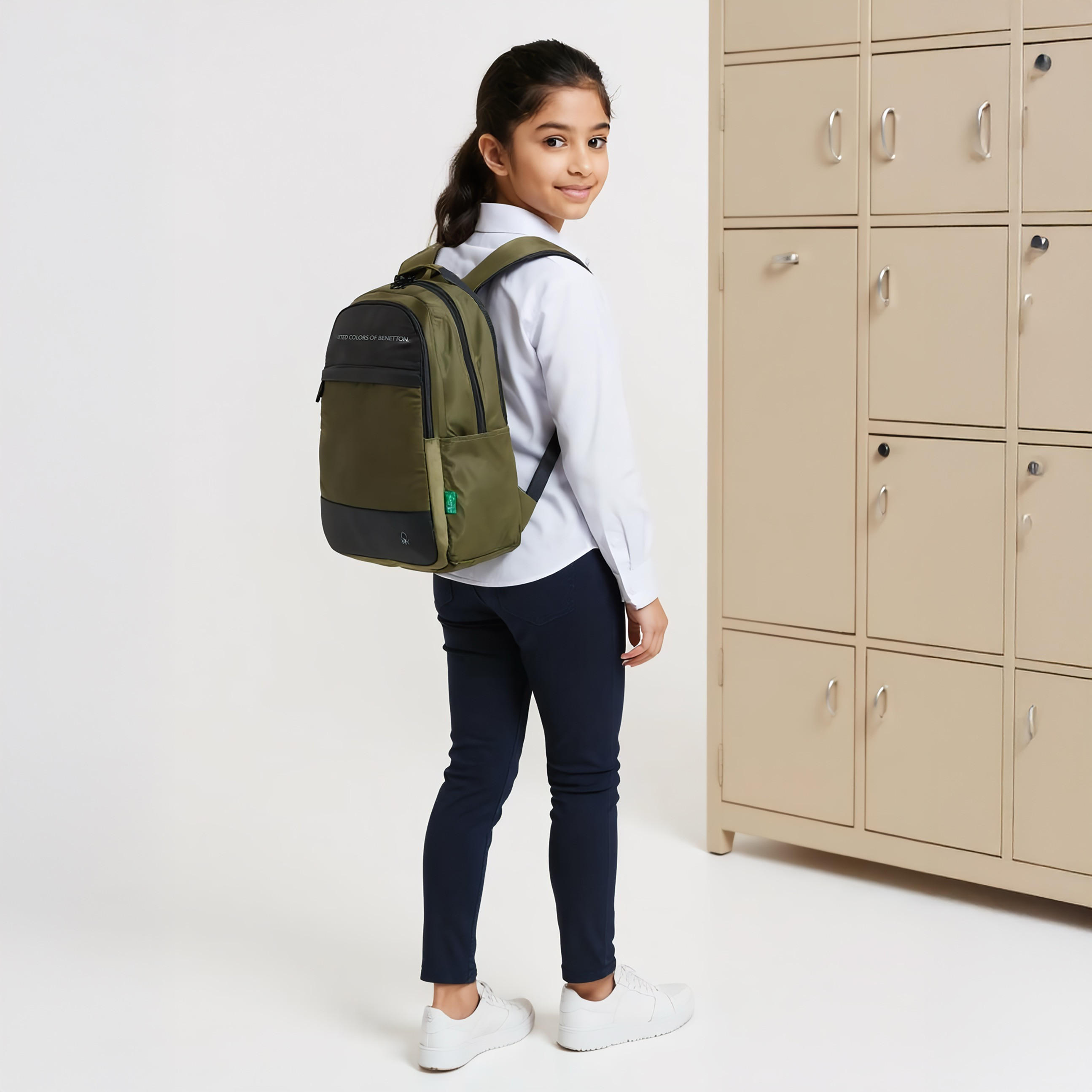 UCB 18-inch Logo Print Backpack with Adjustable Straps and Zip Closure - 44x31x15 cms-school-bagsandbackpacks-trolleybags-image-2