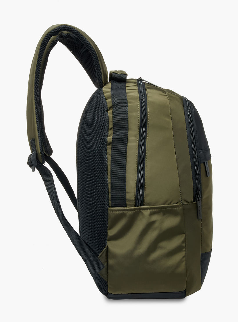 UCB 18-inch Logo Print Backpack with Adjustable Straps and Zip Closure - 44x31x15 cms-school-bagsandbackpacks-trolleybags-image-5