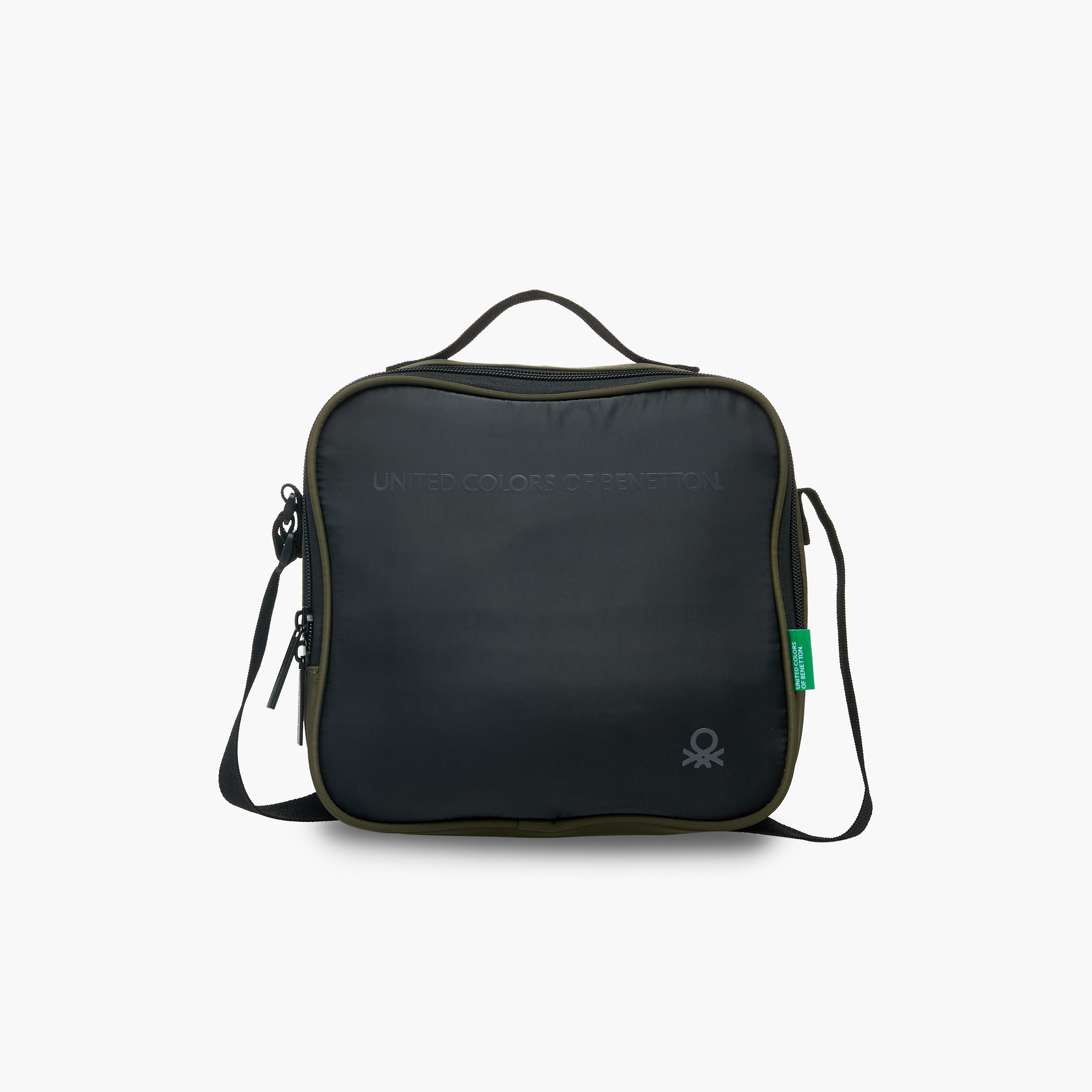 UCB Solid Lunch Bag with Adjustable Strap and Zip Closure-school-lunchessentials-lunchbags-image-1
