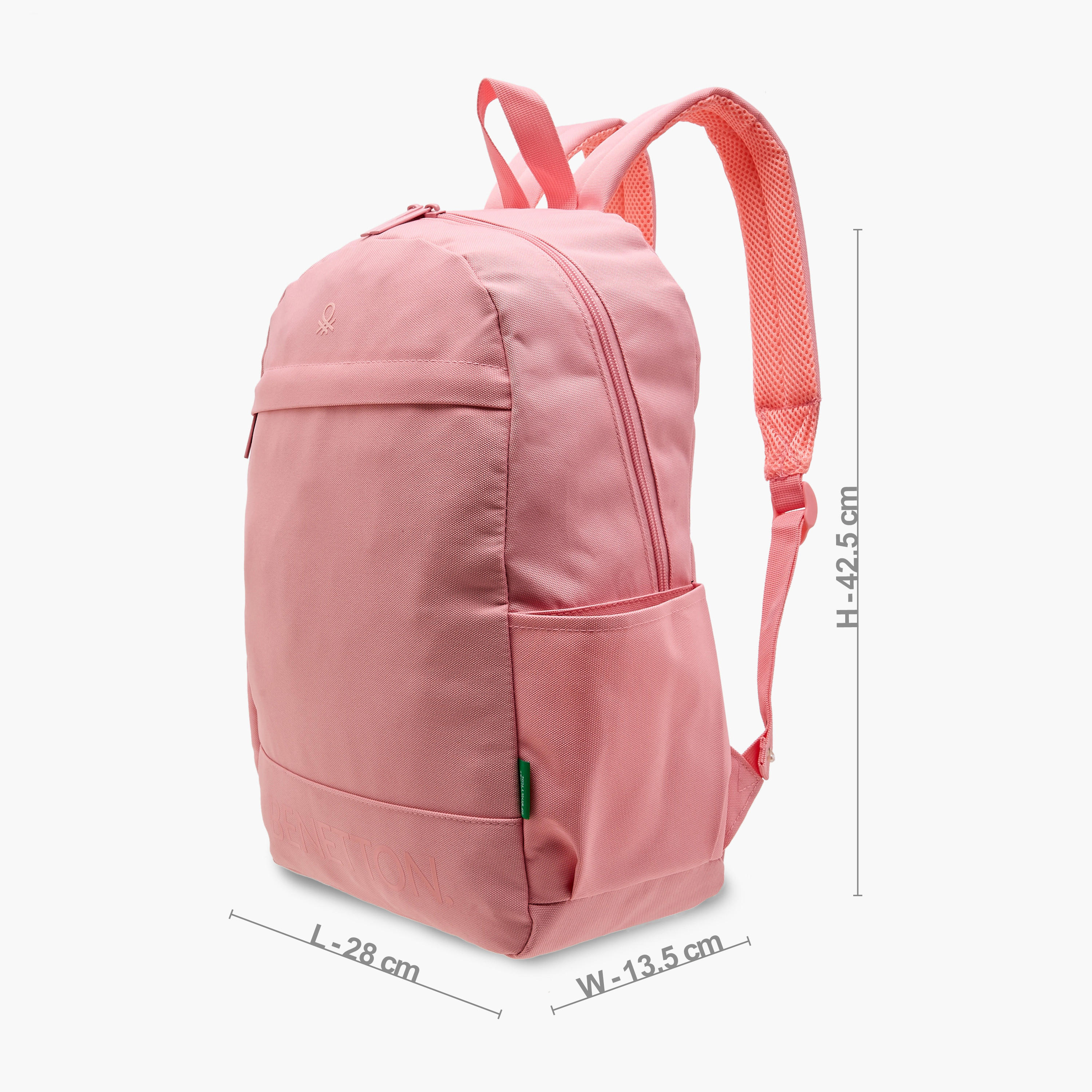 شنطة ظهر سادة بحمّالات قابلة للتعديل وسحّاب إغلاق من يو سي بي- 43x28x14 سم-school-bagsandbackpacks-backpacks-image-2