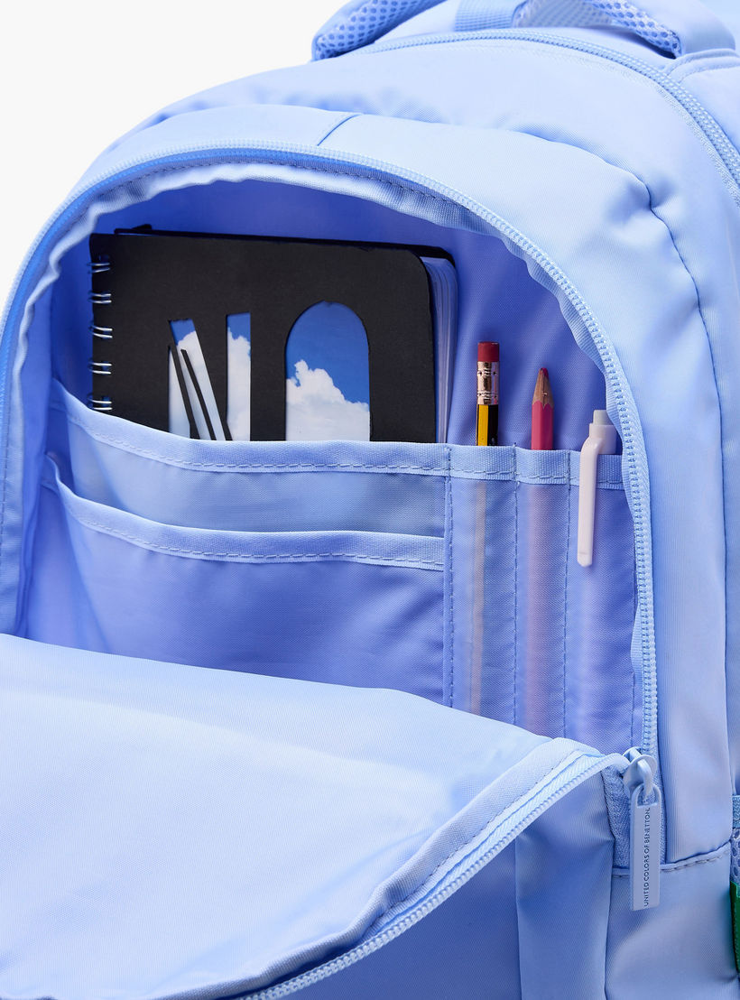 UCB 17-inch Solid Backpack with Adjustable Straps and Zip Closure - 44x30x14 cms-school-bagsandbackpacks-backpacks-image-12