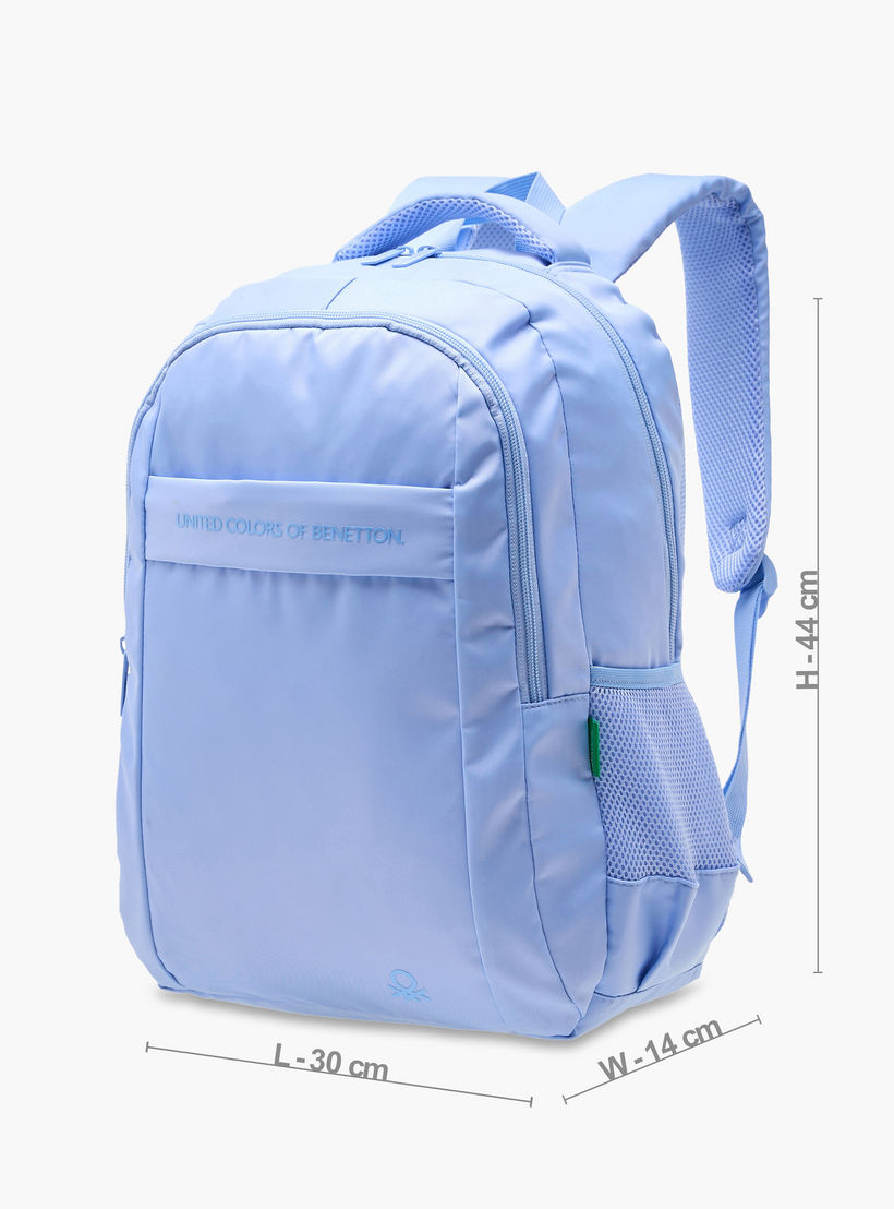 UCB 17-inch Solid Backpack with Adjustable Straps and Zip Closure - 44x30x14 cms-school-bagsandbackpacks-backpacks-image-4