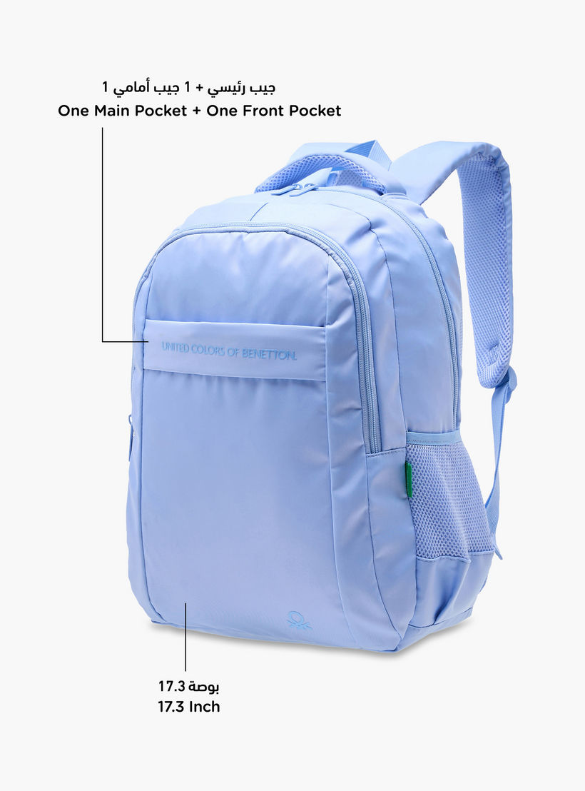 UCB 17-inch Solid Backpack with Adjustable Straps and Zip Closure - 44x30x14 cms-school-bagsandbackpacks-backpacks-image-8